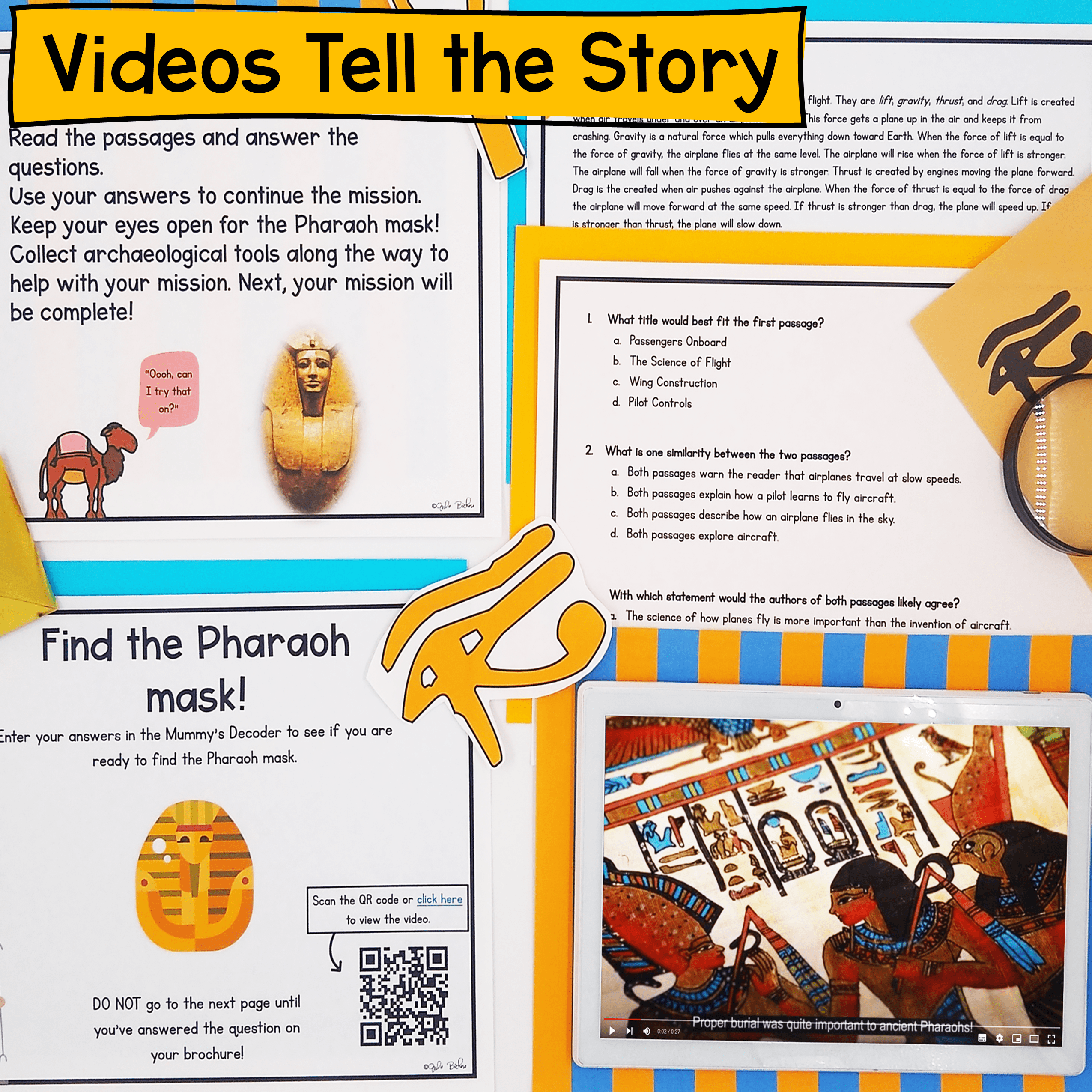 Compare & Contrast Nonfiction Texts Escape Room & Webscape™ - 2nd & 3rd Grade - Image 3