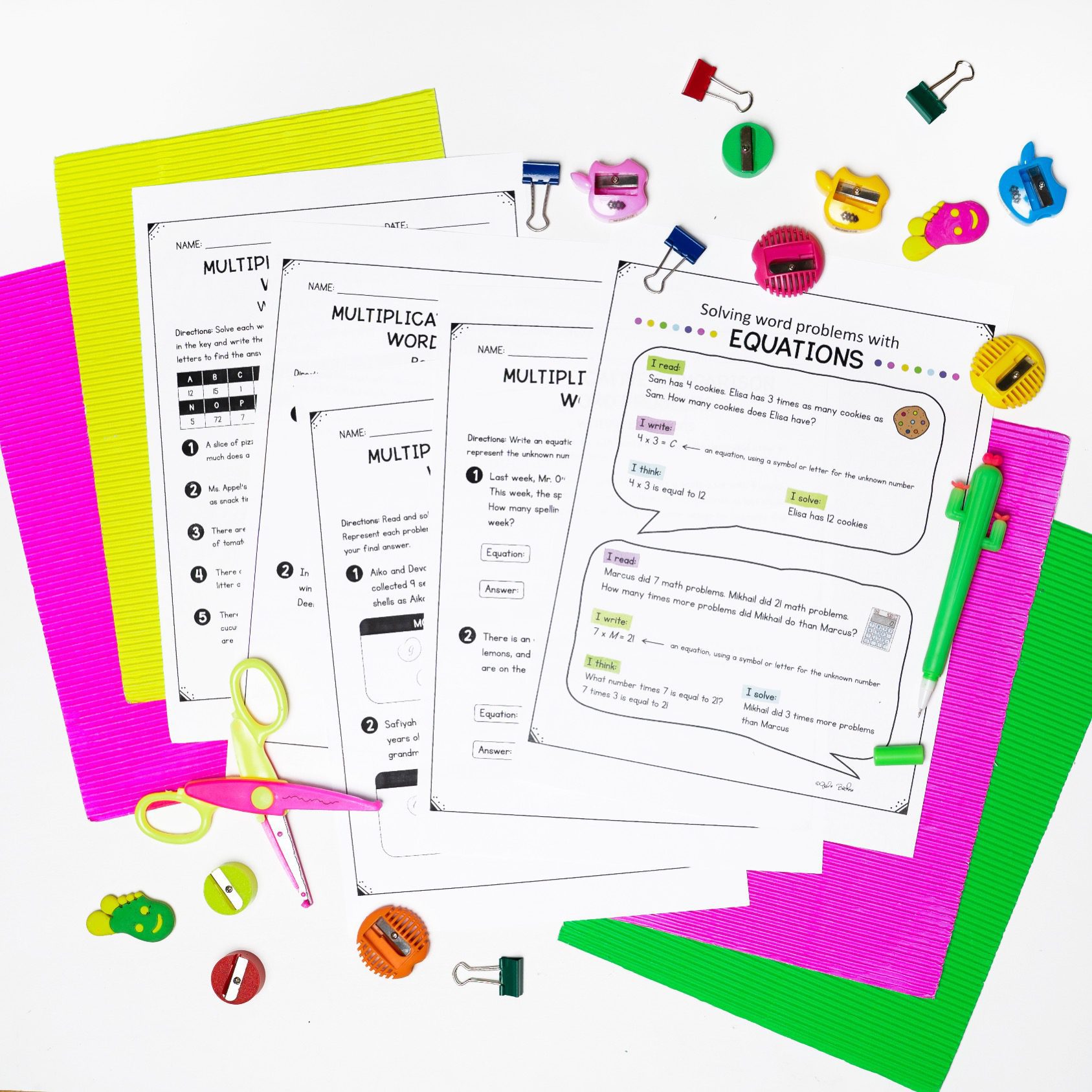 Multiplicative Comparison Word Problems - 4th Grade - Print & Digital - 4.OA.A.2 - Image 6