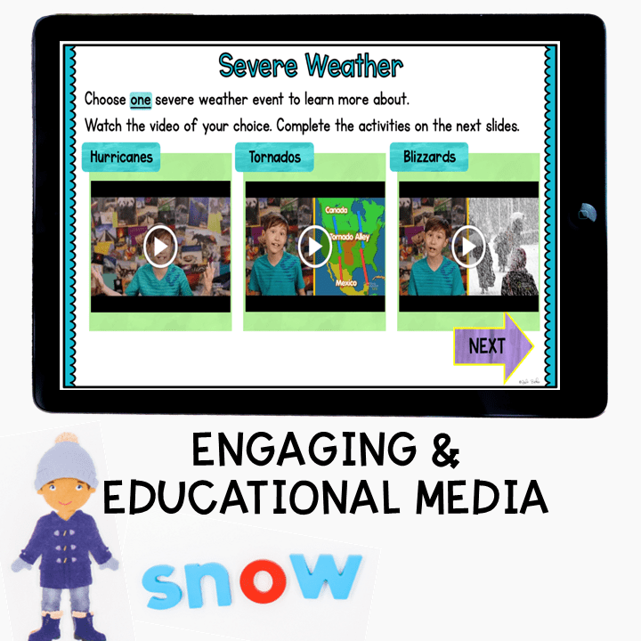 Virtual Field Trip Weather Seasons 1st Grade Google Slides & Seesaw Activity - Image 6