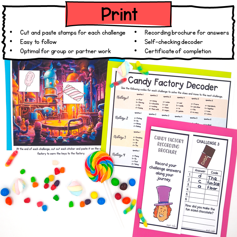 4th Grade Math Escape Room & Webscape Bundle - Printable & Digital Activities - Image 7