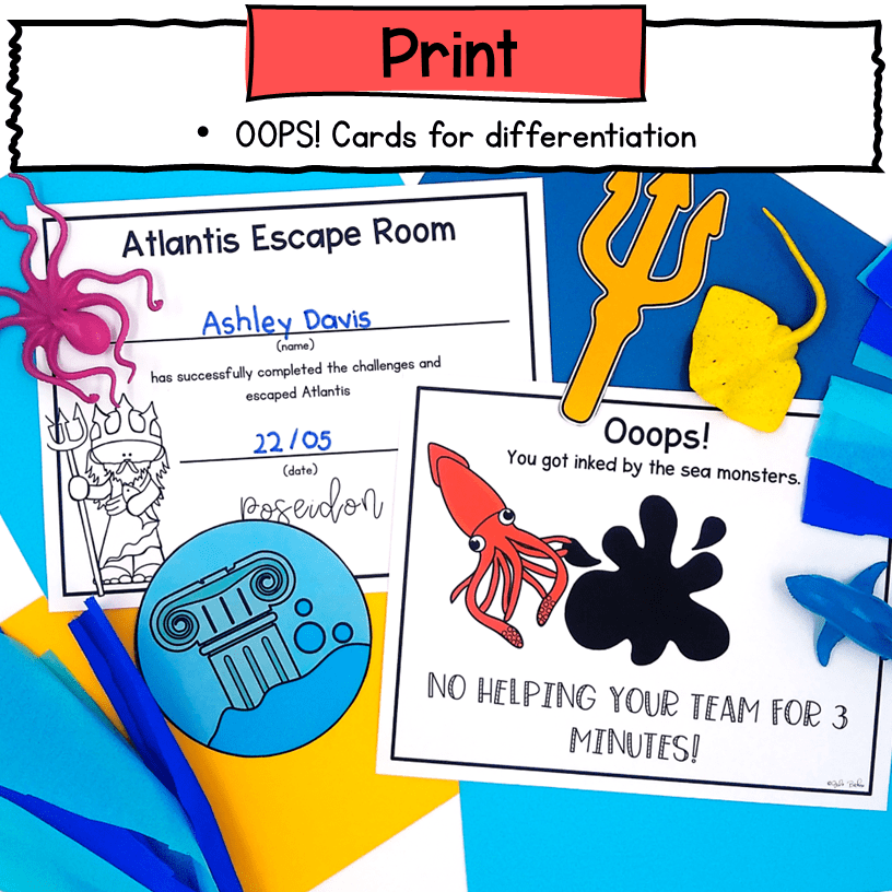 3rd Grade Math Escape Room & Webscape Bundle - Printable & Digital Activities - Image 8