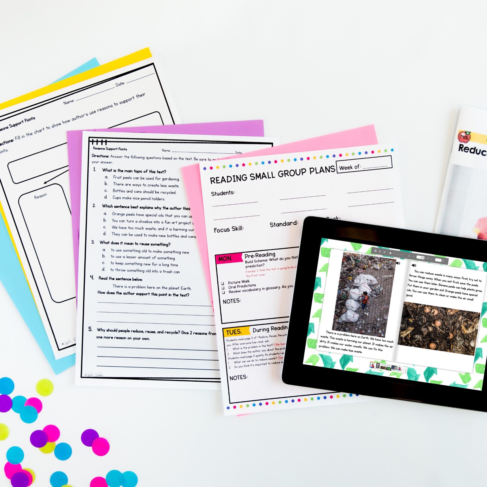 Supporting Reasons Nonfiction Reading Comprehension Uni RI.2.8 – Print & Digital - Image 6
