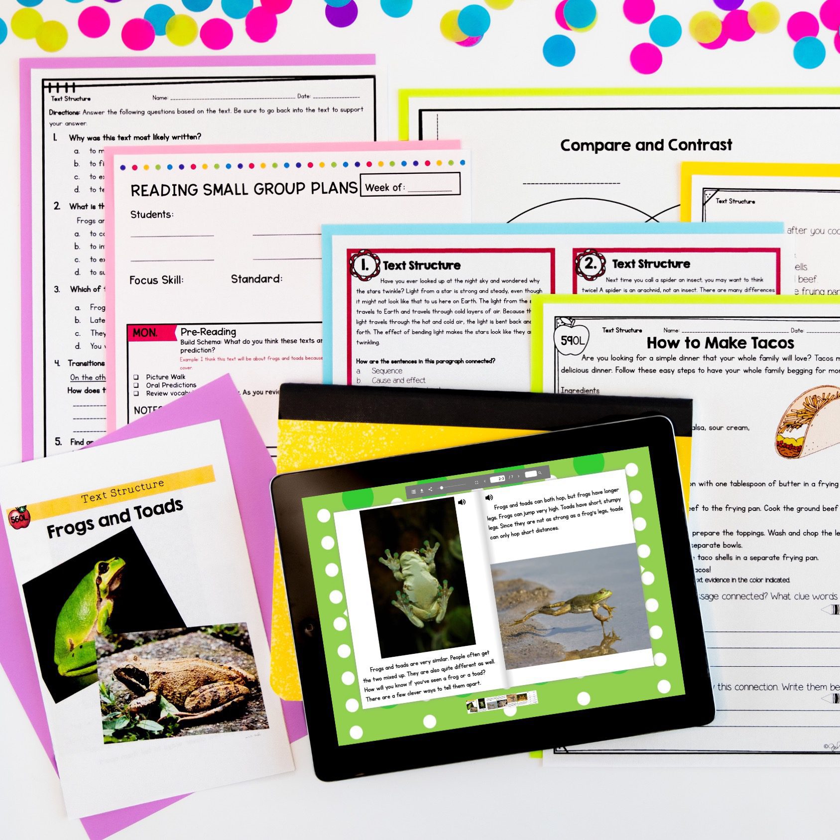 Text Structure in Nonfiction Skill Pack Bundle – RI.3.8 – Print & Digital - Image 6