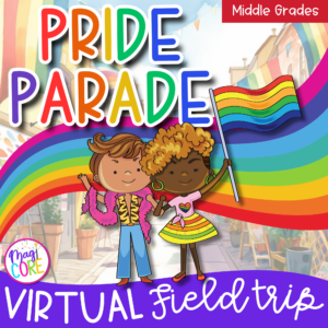 Gay Pride Month Virtual Field Trip to LGBTQ History - Google Slides & Seesaw