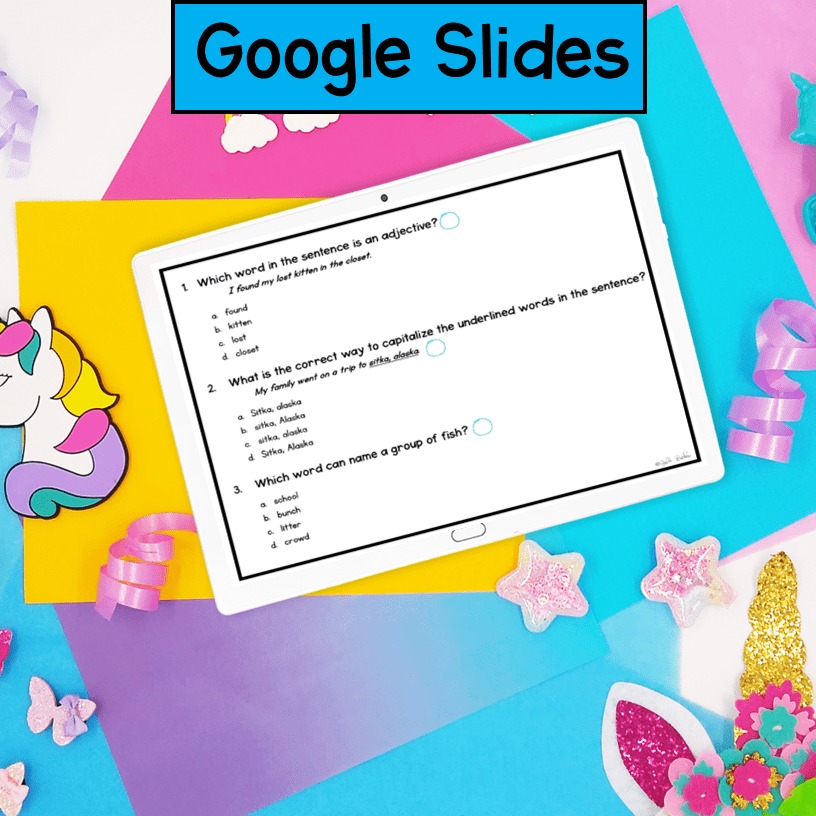 Spot the Unicorn Grammar Review Escape Room & Webscape™ - 2nd Grade - Image 10