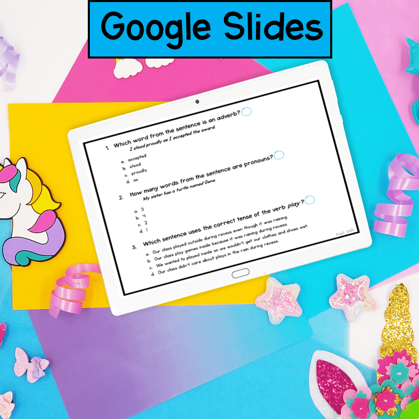 Spot the Unicorn Grammar Review Escape Room & Webscape™ - 3rd Grade - Image 10