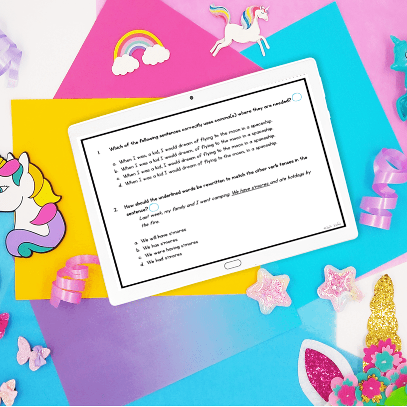 Spot the Unicorn Grammar Review Escape Room & Webscape™ - 5th Grade - Image 10