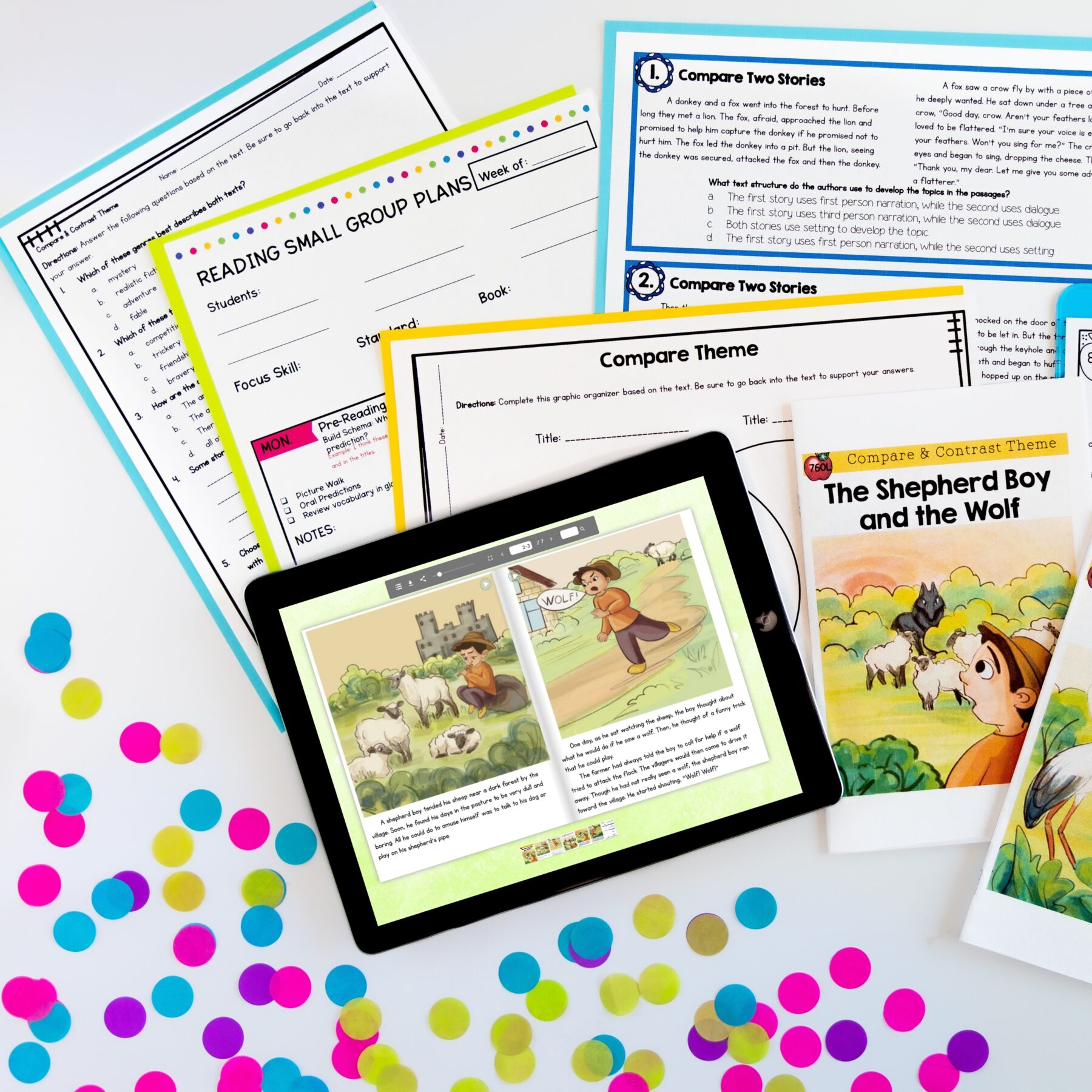 Compare & Contrast Fiction Stories Skill Pack – RL.5.9 – Print & Digital - Image 8