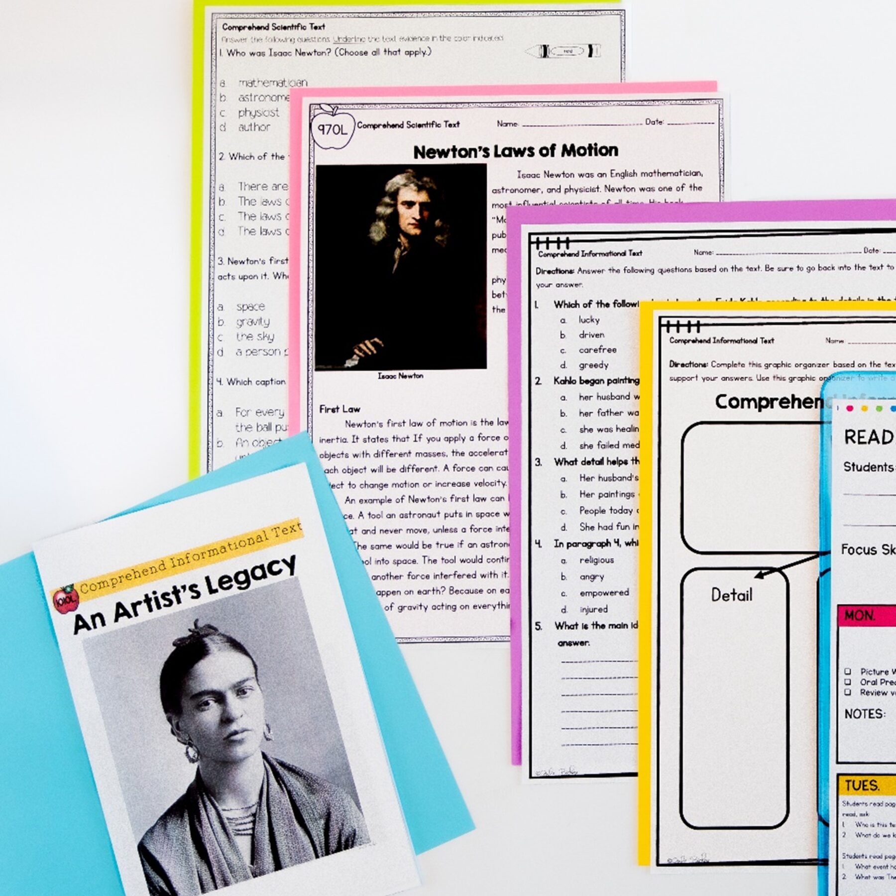 Comprehend Informational Texts Skill Pack – RI.4.10 & 5.10 – Print & Digital - Image 9