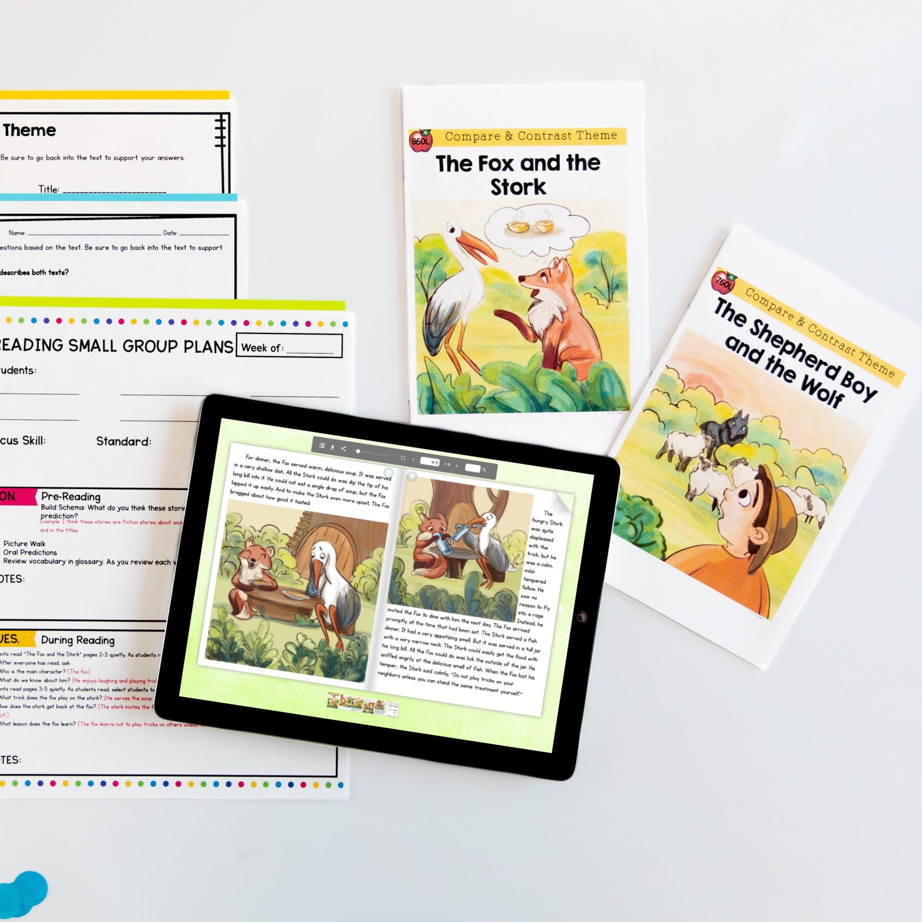 Compare & Contrast Fiction Stories Skill Pack – RL.5.9 – Print & Digital - Image 9