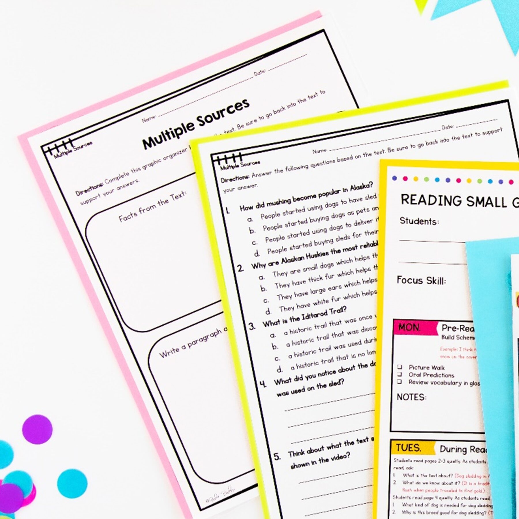 Multiple Sources in Nonfiction Skill Pack – RI.5.7 – Print & Digital - Image 9