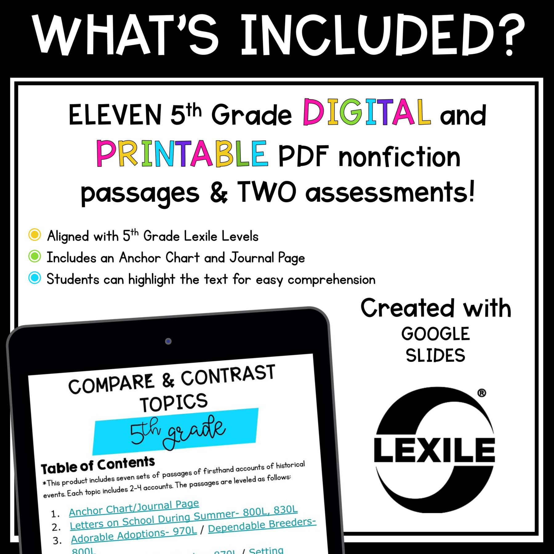 Compare Multiple Accounts in Nonfiction Skill Pack – RI.5.6 – Print & Digital - Image 11