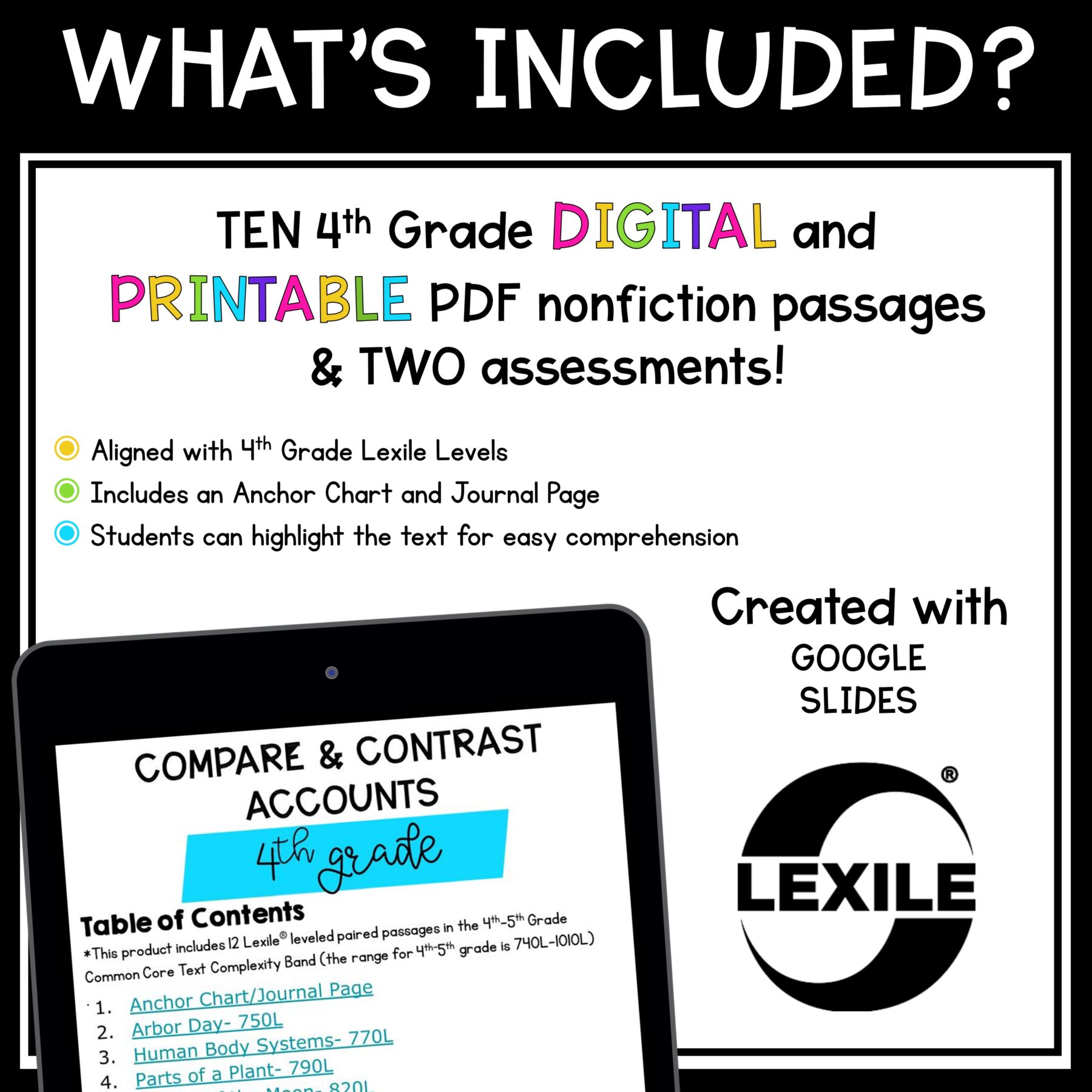 Visual Text Features in Nonfiction Skill Pack – RI.4.7 – Print & Digital - Image 11