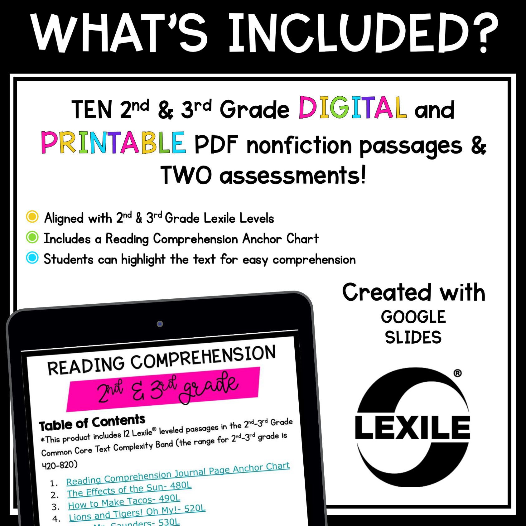 Comprehend Nonfiction Skill Pack Bundle – RI.2.10 & 3.10 – Print & Digital - Image 11
