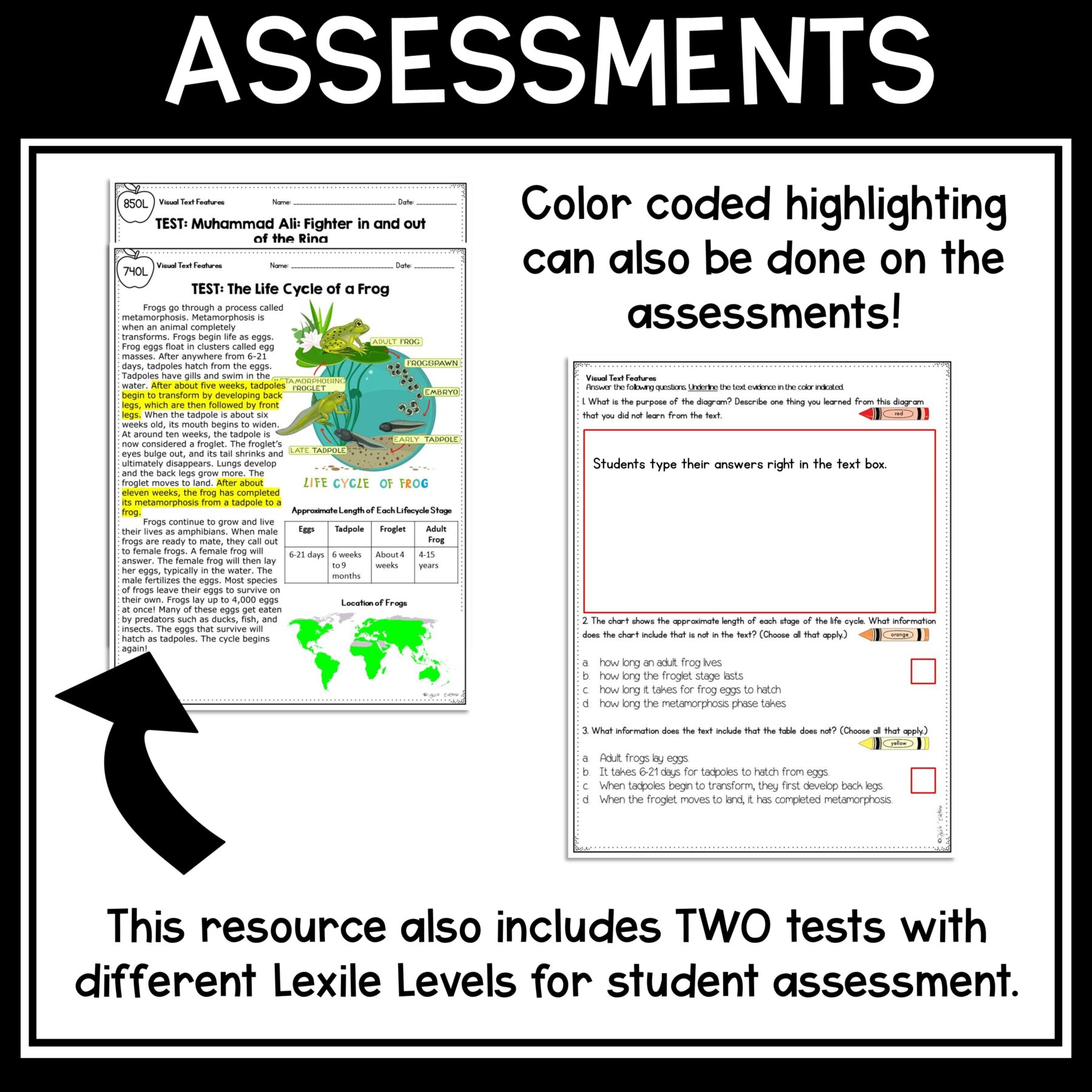 Visual Text Features in Nonfiction Skill Pack – RI.4.7 – Print & Digital - Image 13