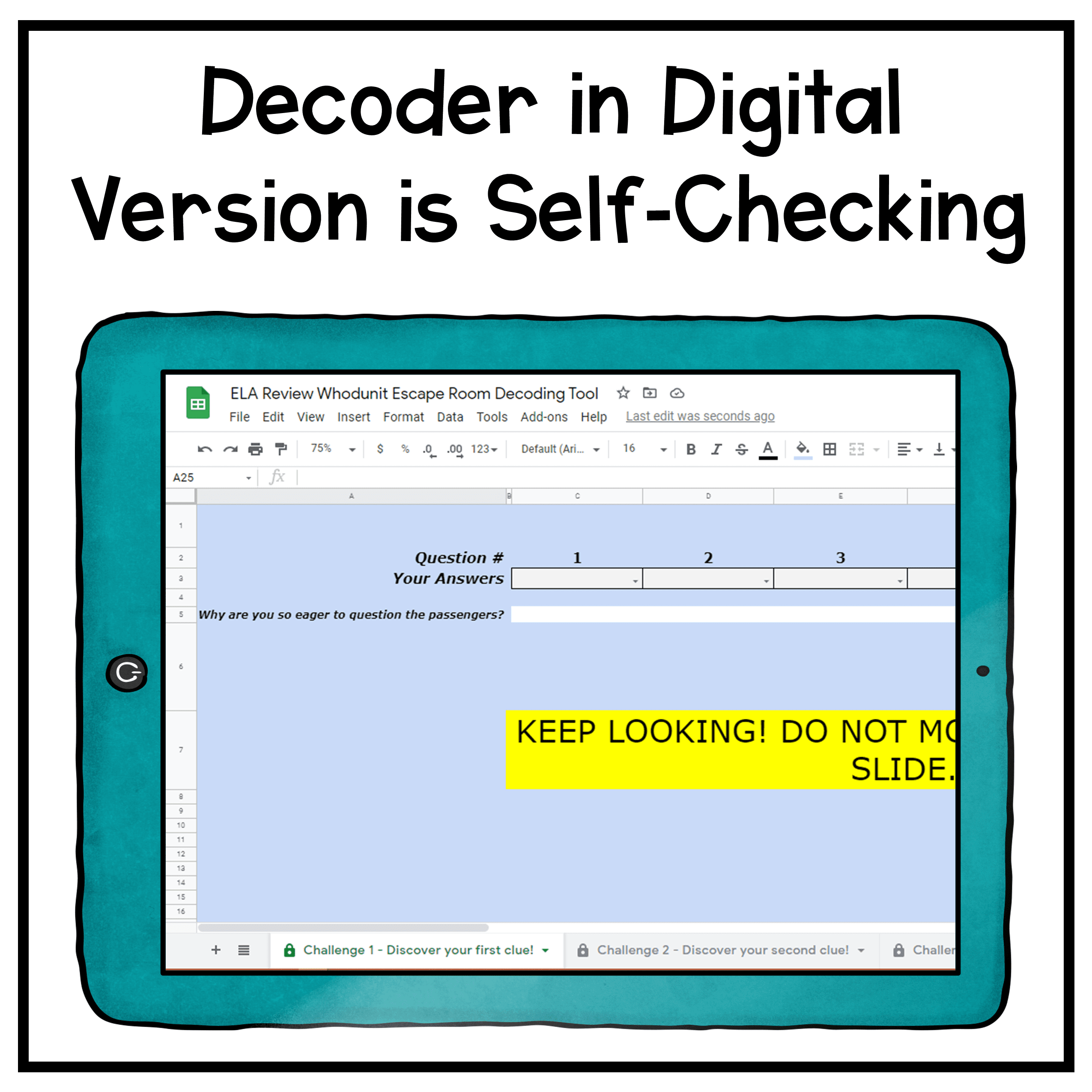 Whodunit Reading Comprehension Escape Room Activity 4th & 5th Grade ELA Review - Image 16