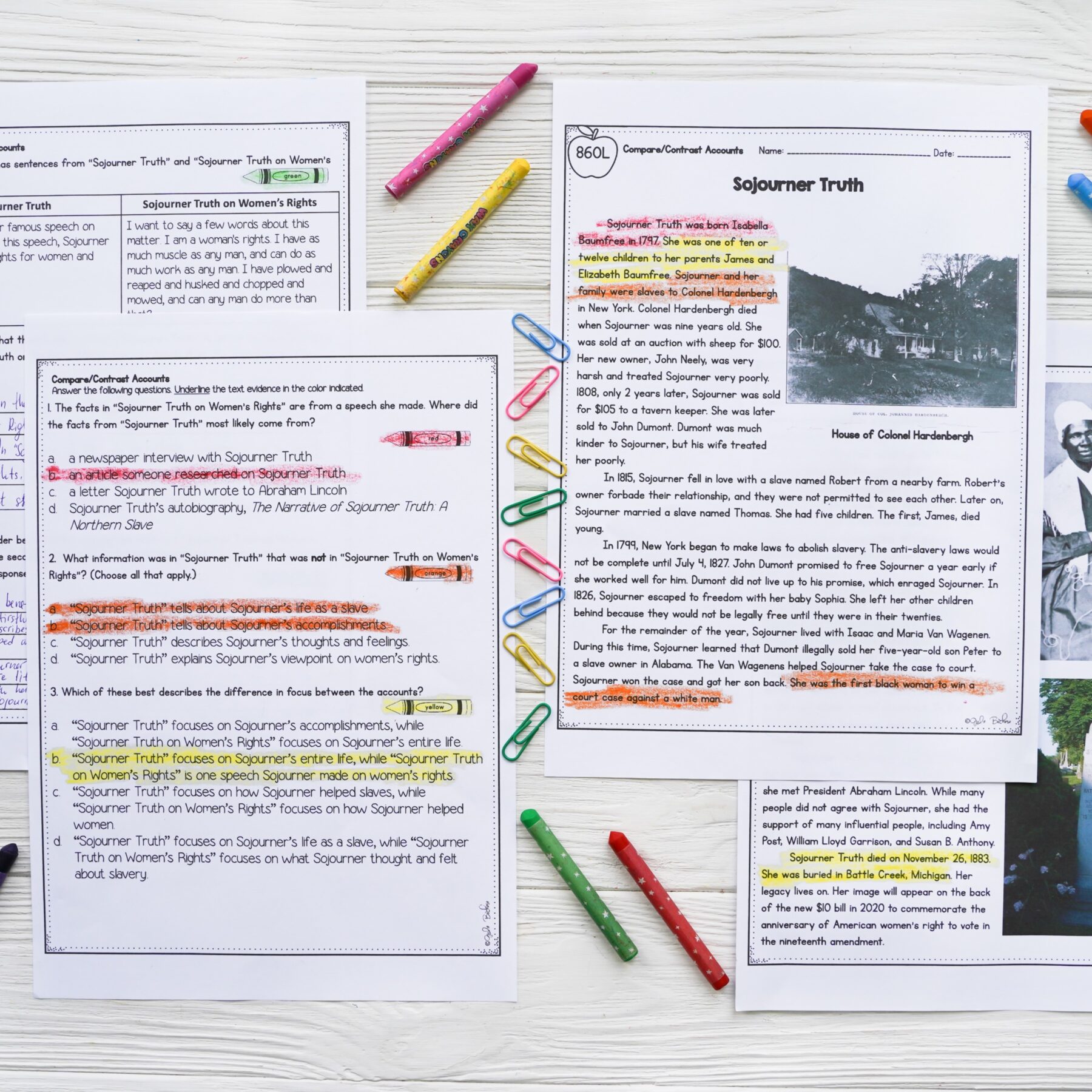 First & Secondhand Accounts in Nonfiction Skill Pack – RI.4.6 – Print & Digital - Image 15