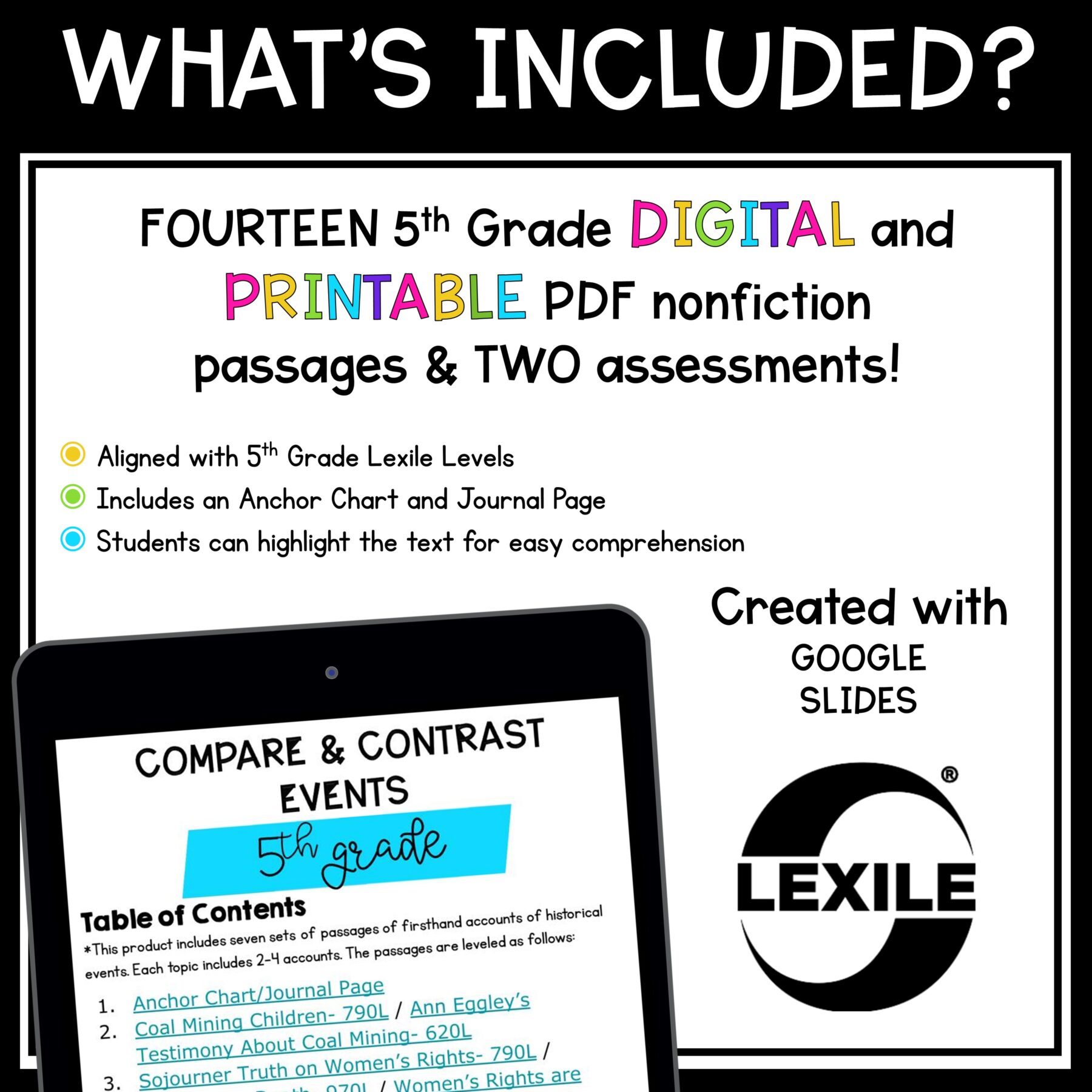 Compare Multiple Accounts in Nonfiction Skill Pack – RI.5.6 – Print & Digital - Image 14