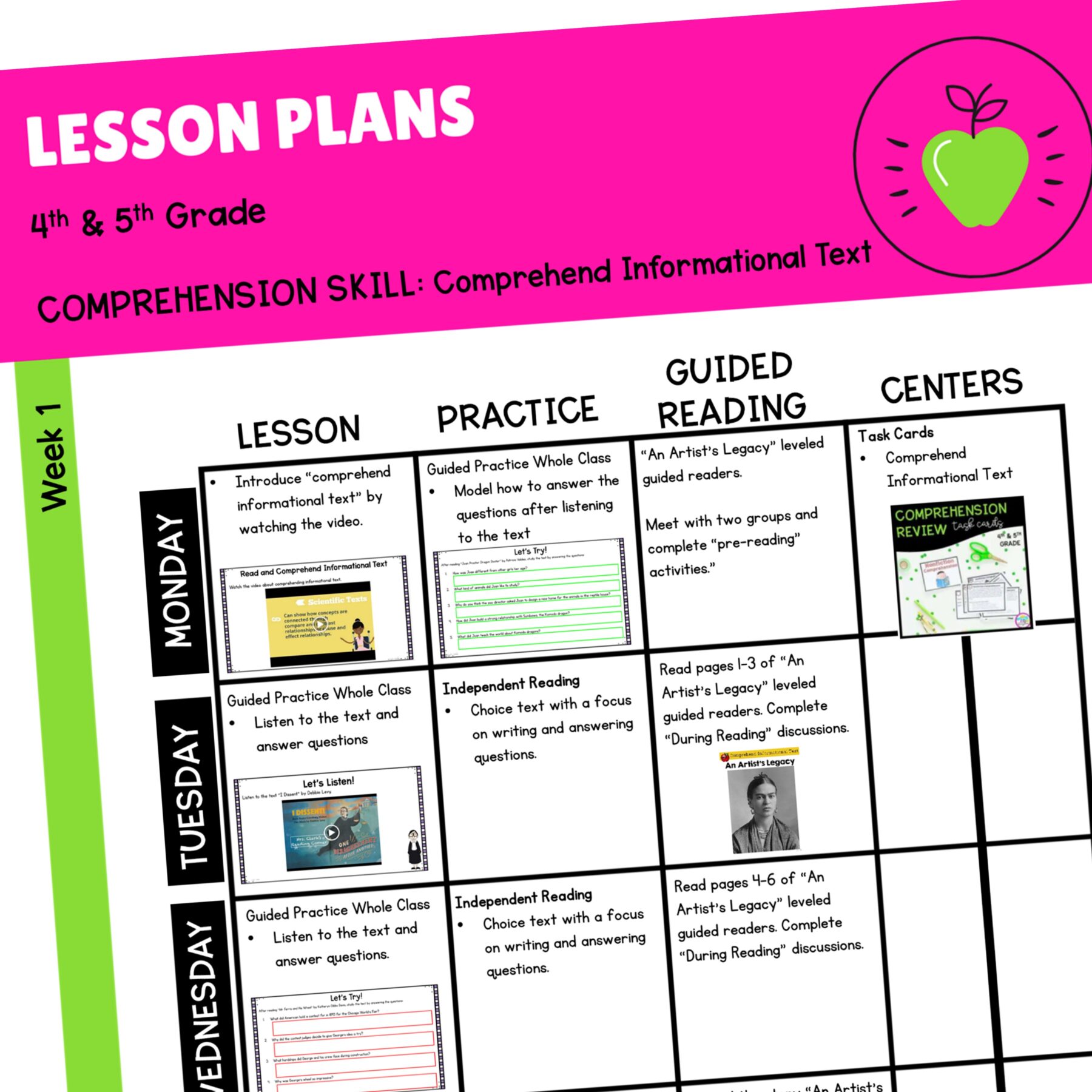 Comprehend Informational Texts Skill Pack – RI.4.10 & 5.10 – Print & Digital - Image 2
