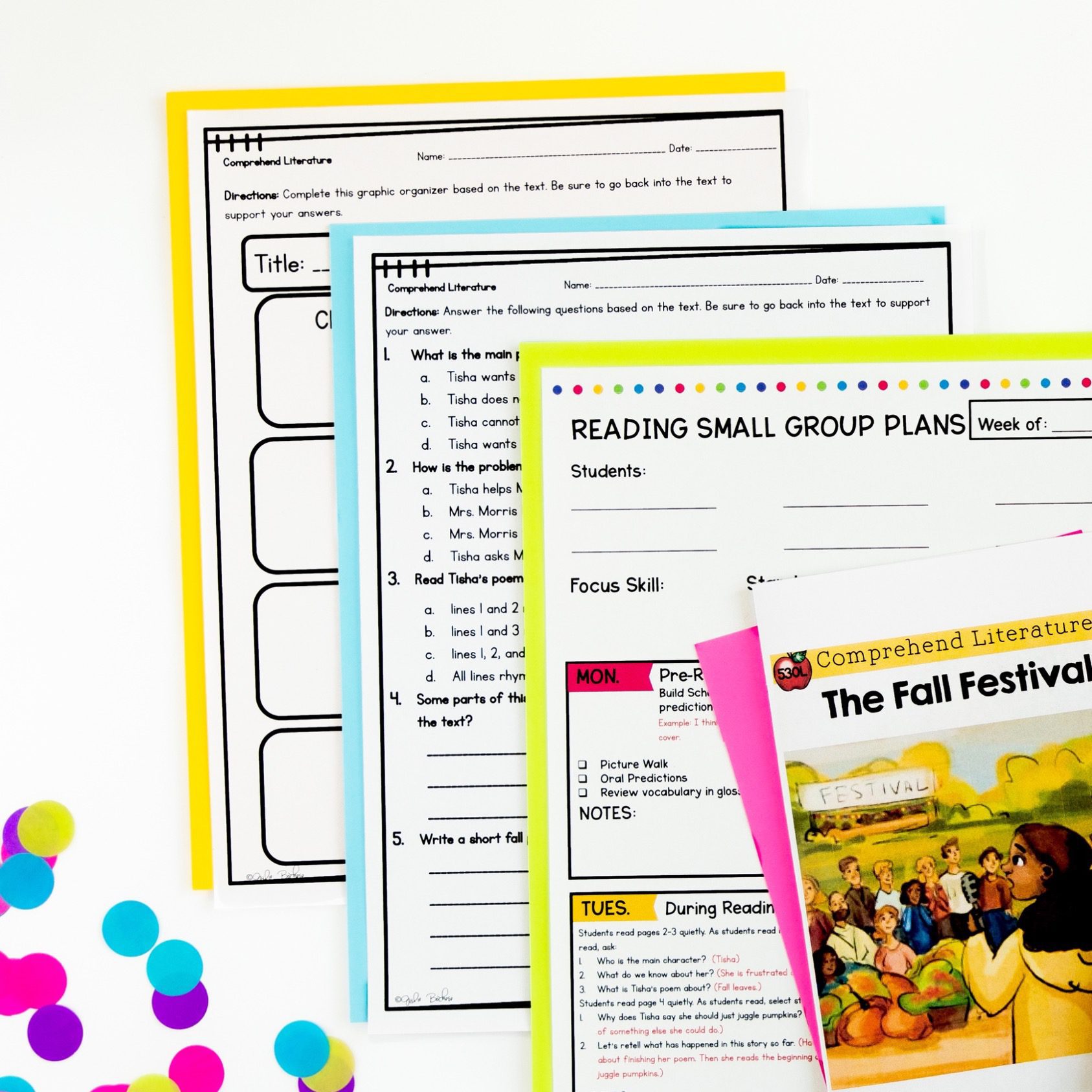 Guided Reading Packet: Comprehend Literature - 2nd & 3rd Grade RL.2.10 RL.3.10 - Printable & Digital - Image 2