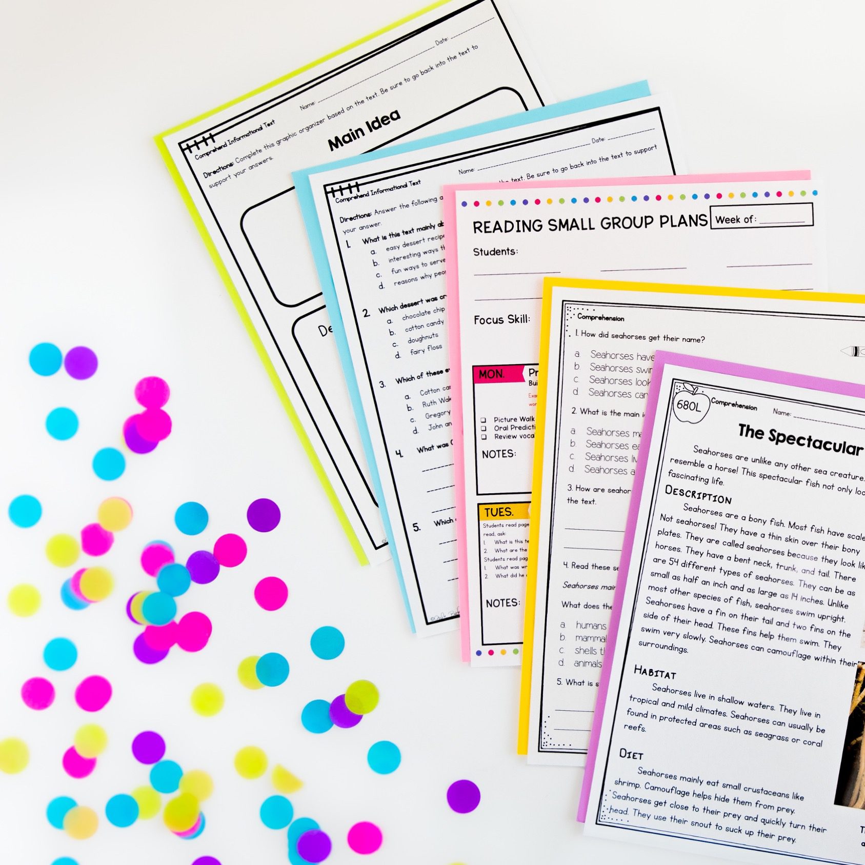 Guided Reading Packet: Comprehend Informational Text - 2nd & 3rd Grade RI.2.10 RI.3.10 - Printable & Digital - Image 2