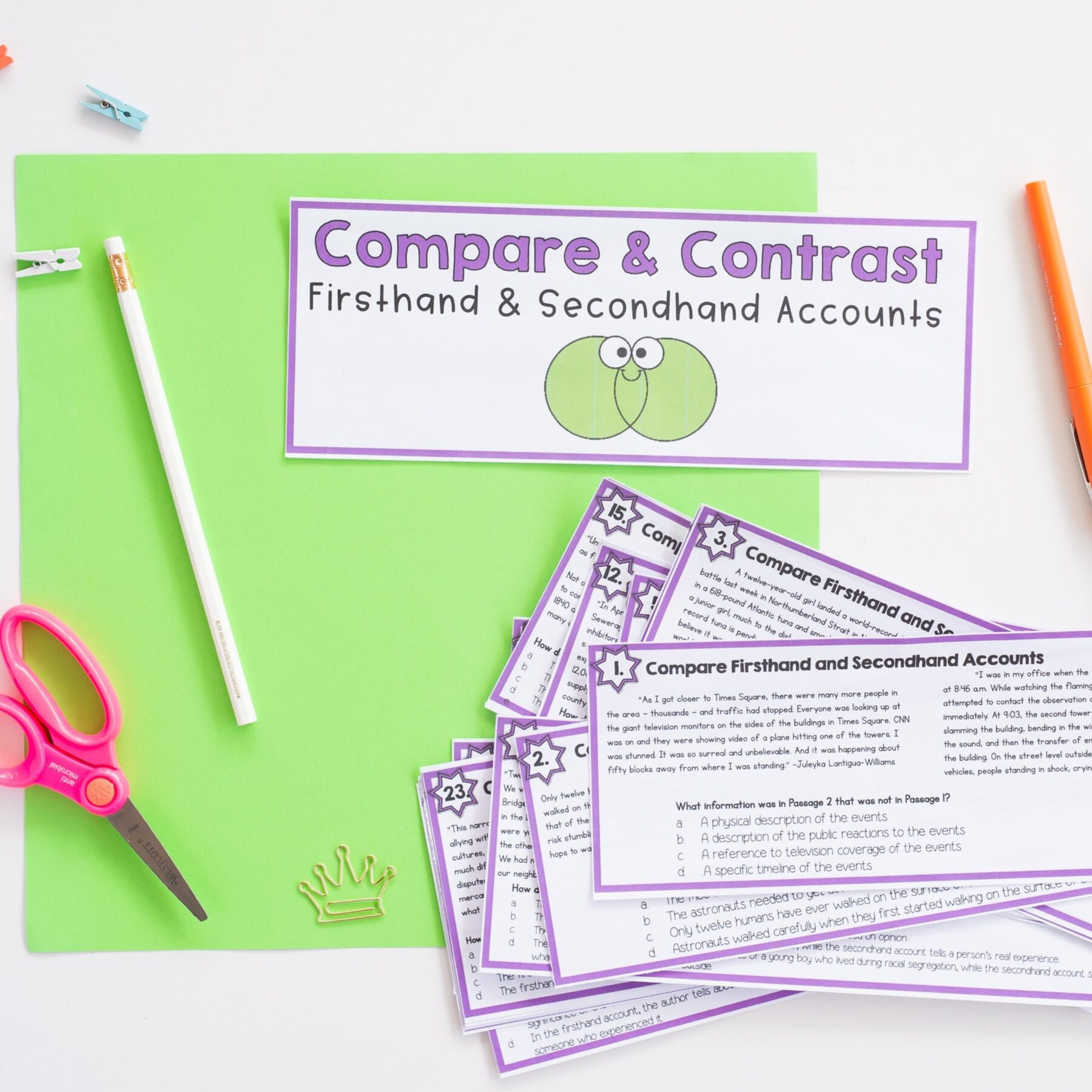 Compare Multiple Accounts in Nonfiction Skill Pack – RI.5.6 – Print & Digital - Image 18