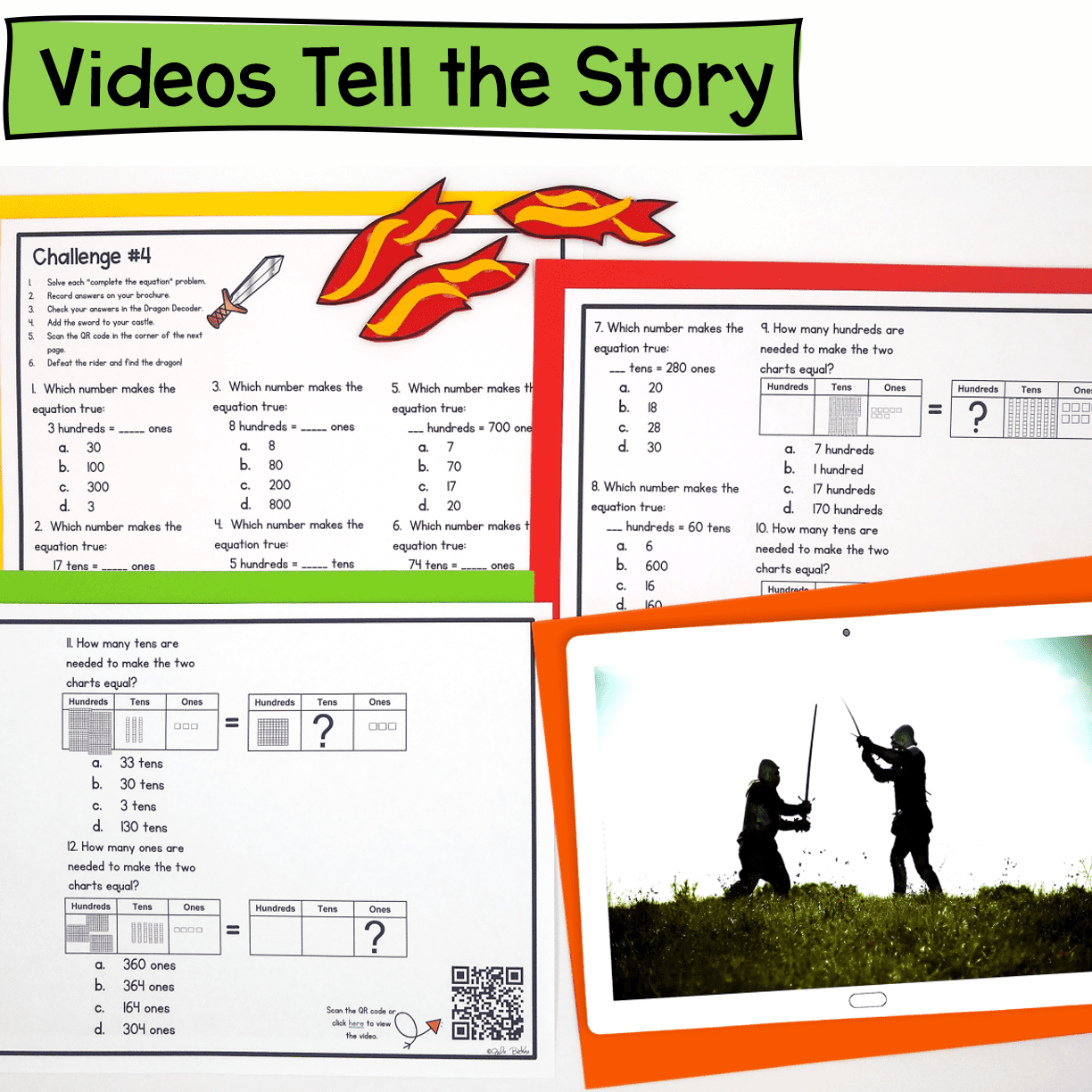 Place Value to 1000 Math Escape Room & Webscape™ - 2nd Grade Ones Tens Hundreds - Image 3