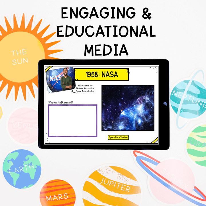 Virtual Field Trip Space Race Cold War Google Slides Digital Resource Activity - Image 3