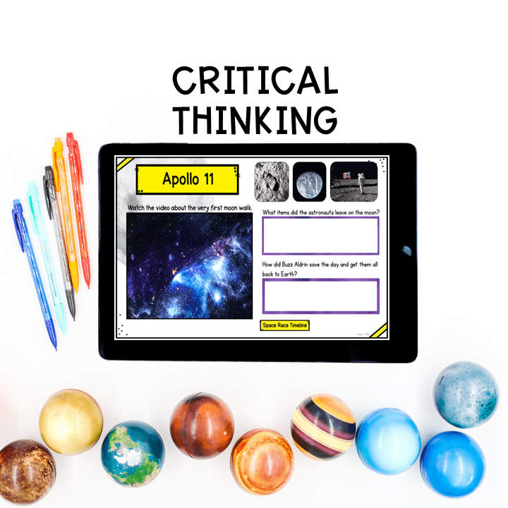 Virtual Field Trip Space Race Cold War Google Slides Digital Resource Activity - Image 4