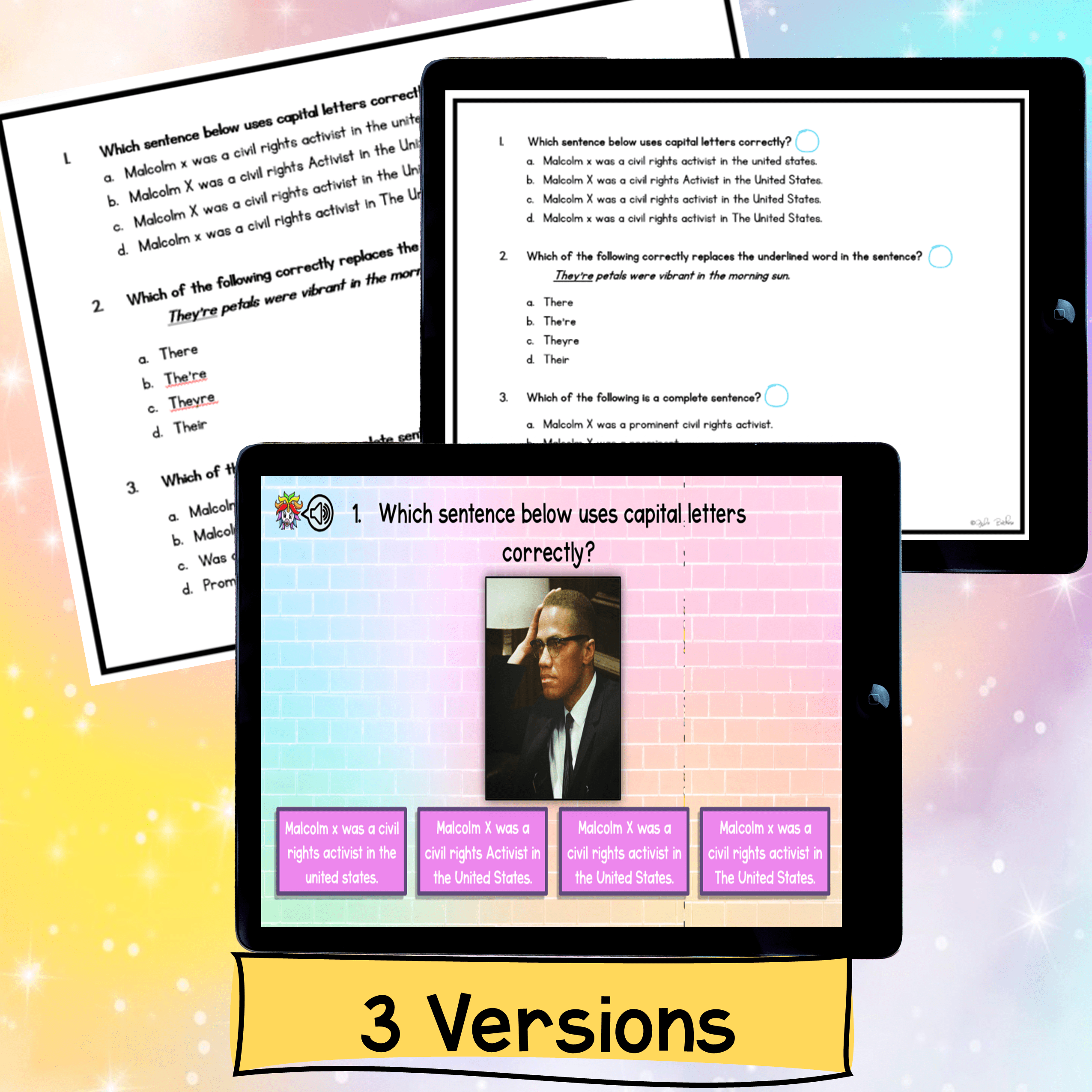 Spot the Unicorn Grammar Review Escape Room & Webscape™ - 4th Grade - Image 5
