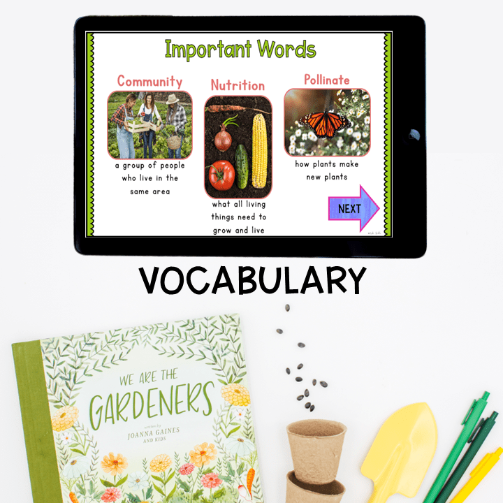 Virtual Field Trip Community Garden Plants Life Cycle 1st Grade Google Slides - Image 5