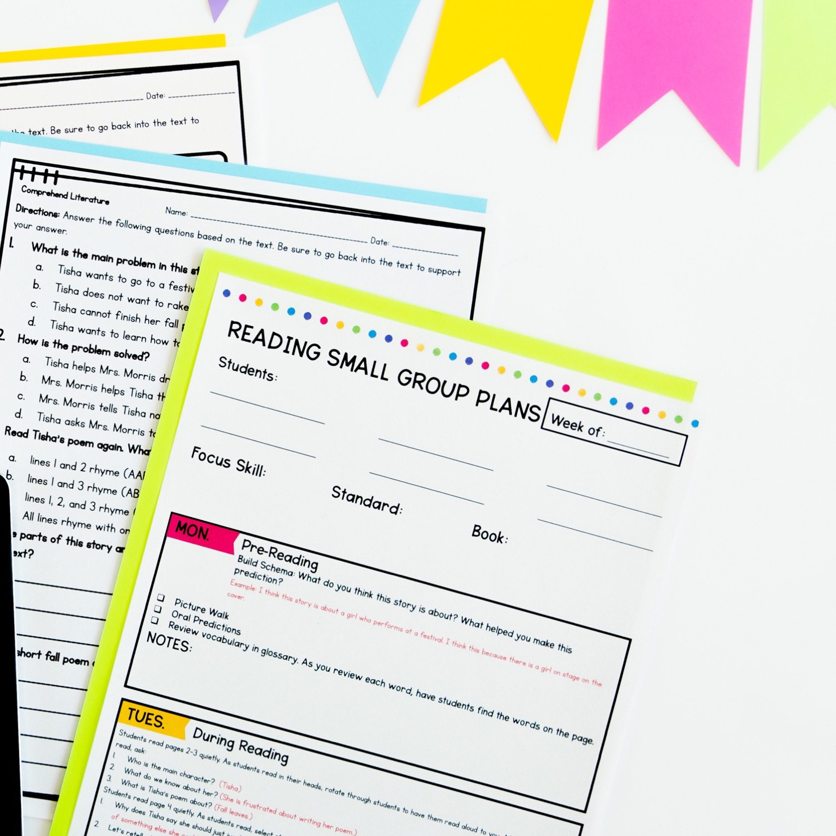Guided Reading Packet: Comprehend Literature - 2nd & 3rd Grade RL.2.10 RL.3.10 - Printable & Digital - Image 5