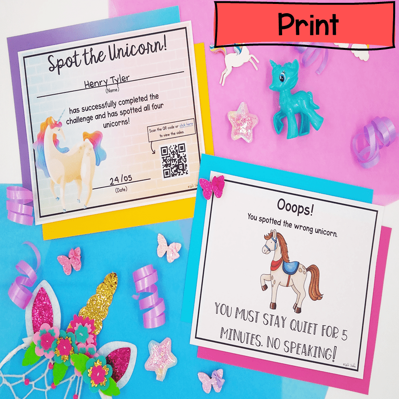 Spot the Unicorn Grammar Review Escape Room & Webscape™ - 2nd Grade - Image 7
