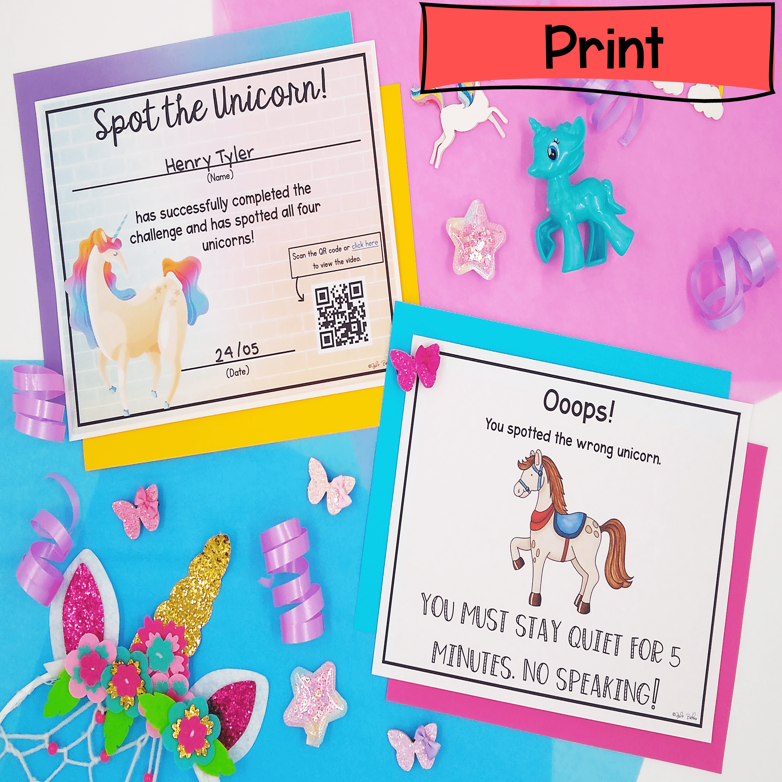 Spot the Unicorn Grammar Review Escape Room & Webscape™ - 4th Grade - Image 8