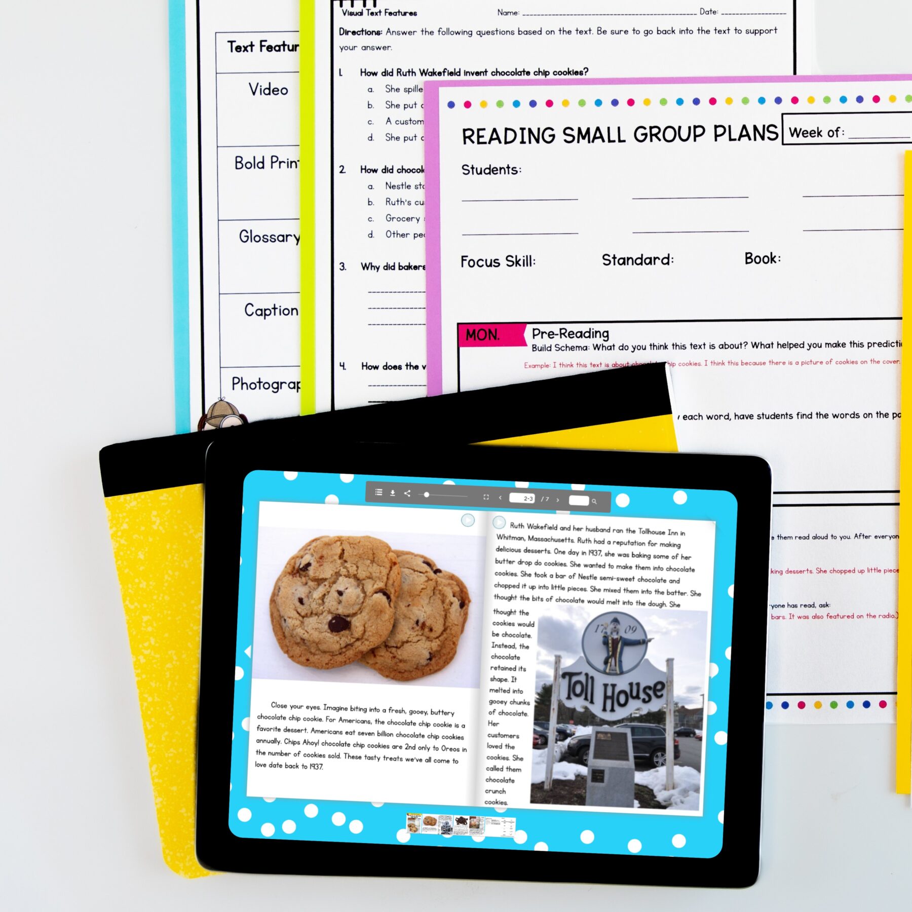 Visual Text Features in Nonfiction Skill Pack – RI.4.7 – Print & Digital - Image 7