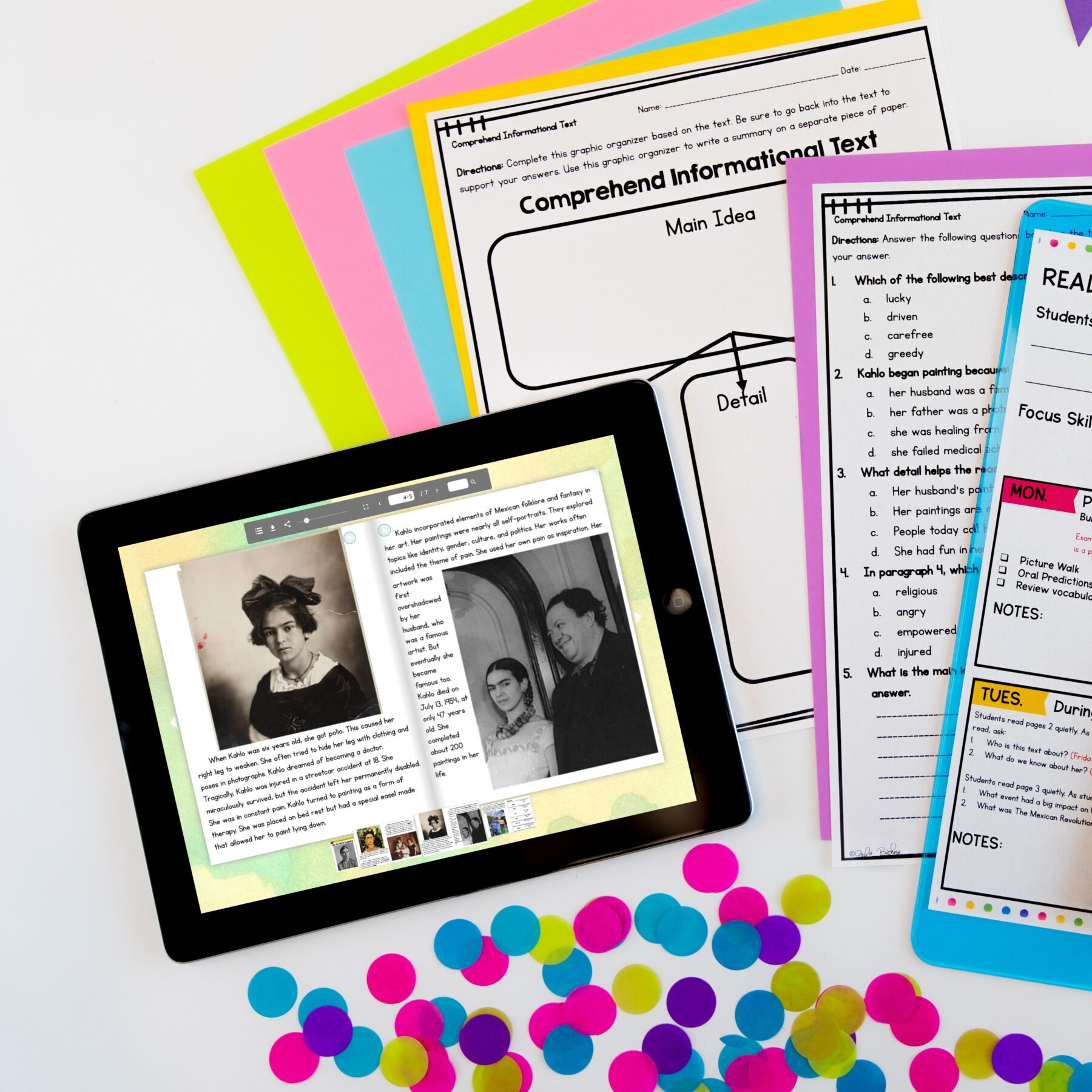 Comprehend Informational Texts Skill Pack – RI.4.10 & 5.10 – Print & Digital - Image 7