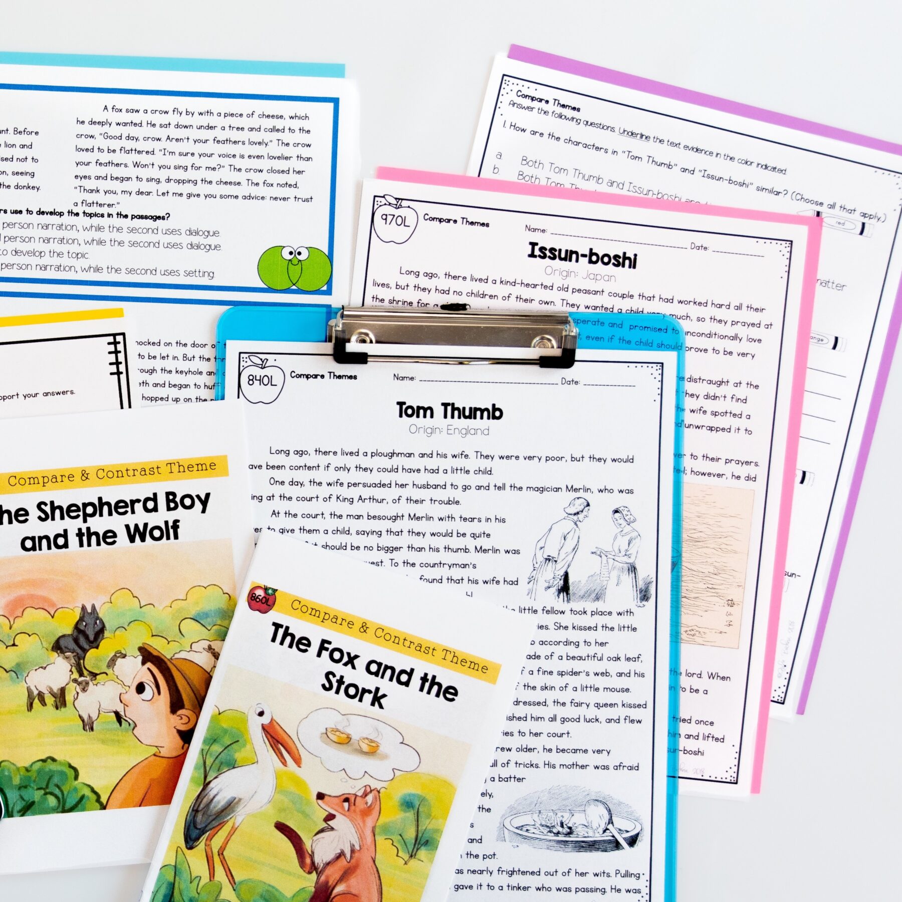 Compare & Contrast Fiction Stories Skill Pack – RL.5.9 – Print & Digital - Image 7