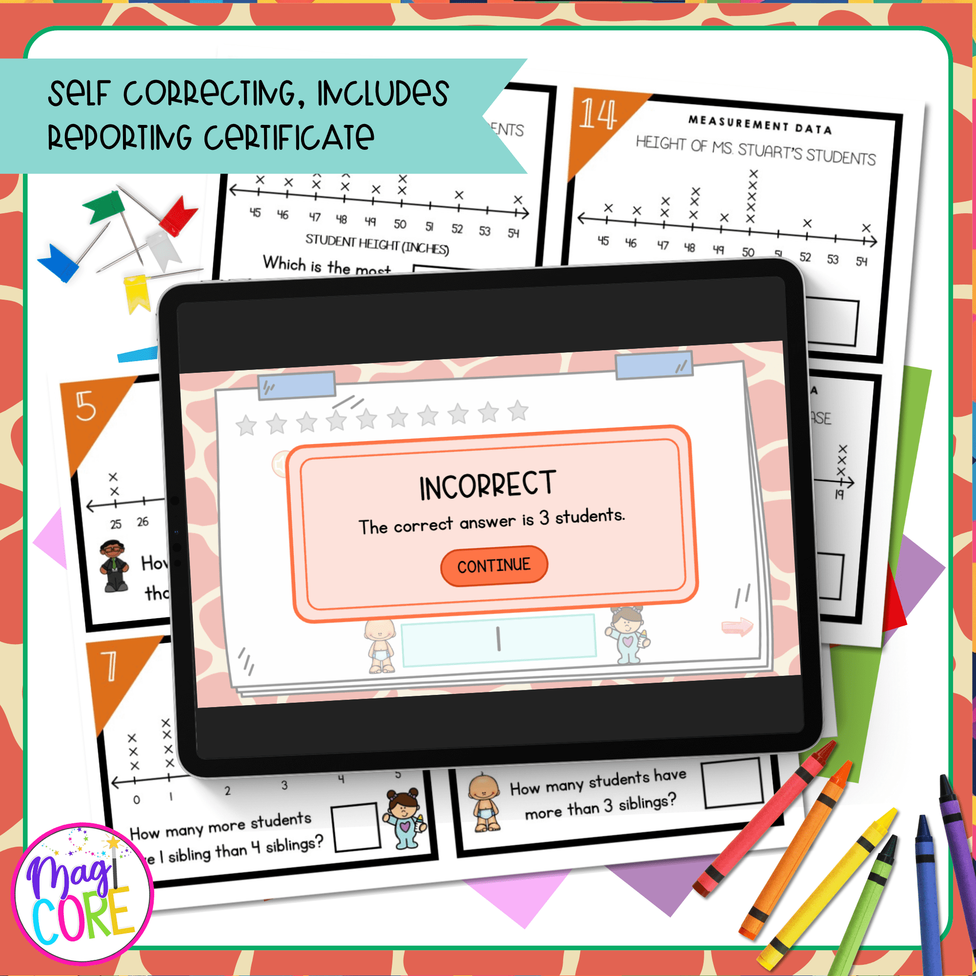 Measurement Data - 2nd Grade Math Task Cards - Print & Digital - 2.MD.C.9 - Image 3