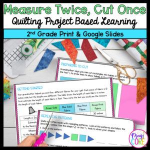 Measurement & Geometry - 2nd Grade - Make A Quilt Project Based Learning