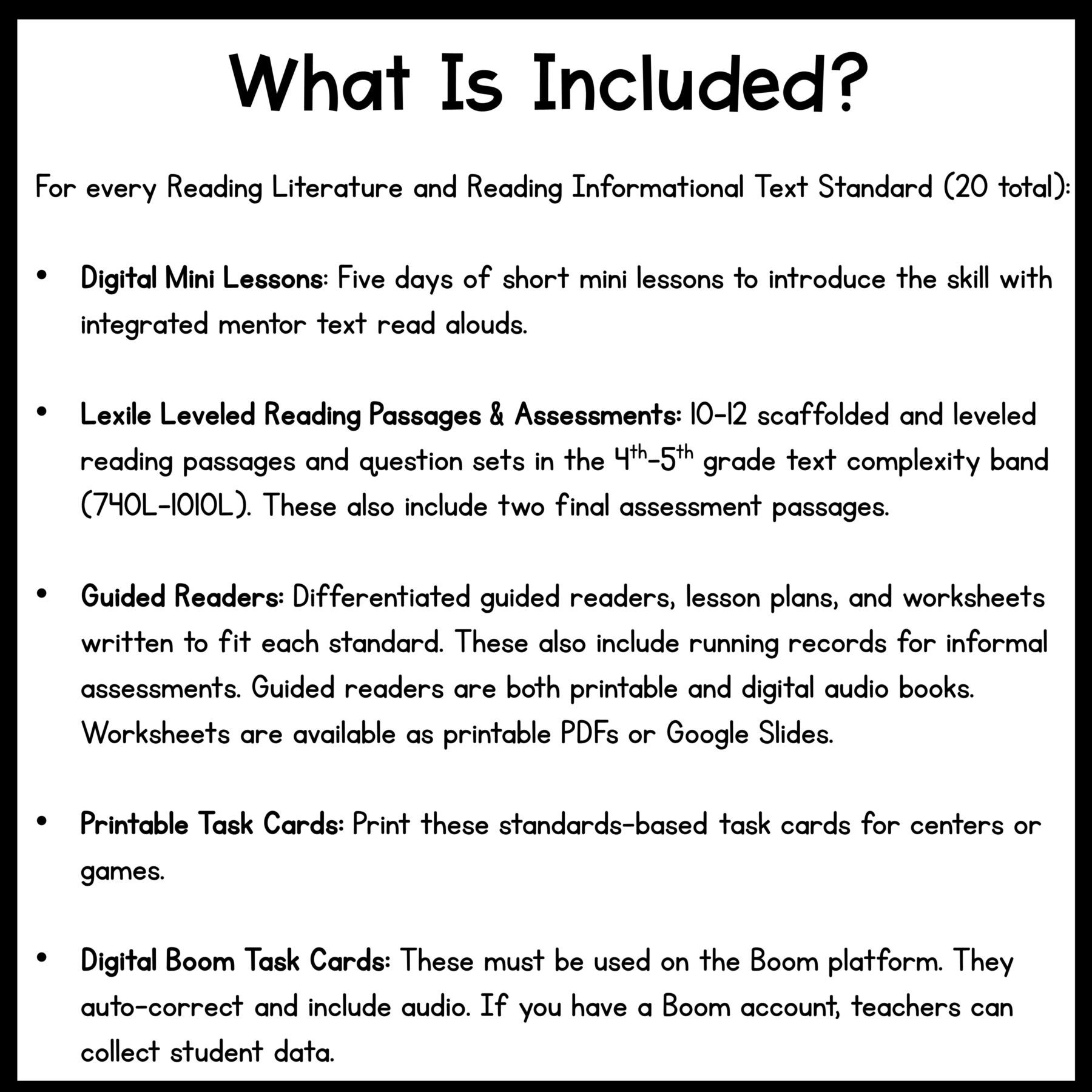 4th Grade Reading Comprehension Curriculum - Full Year Bundle - Digital & Print - Image 2