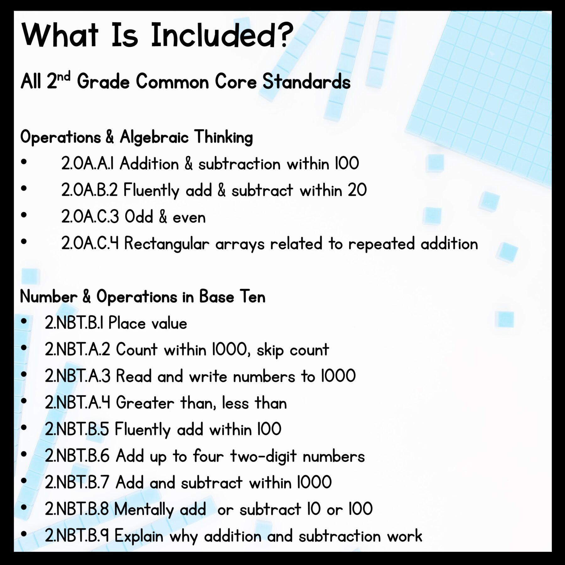 2nd Grade Math Curriculum Full Year Bundle - Mini-Lessons, Units & Task Cards - Image 9