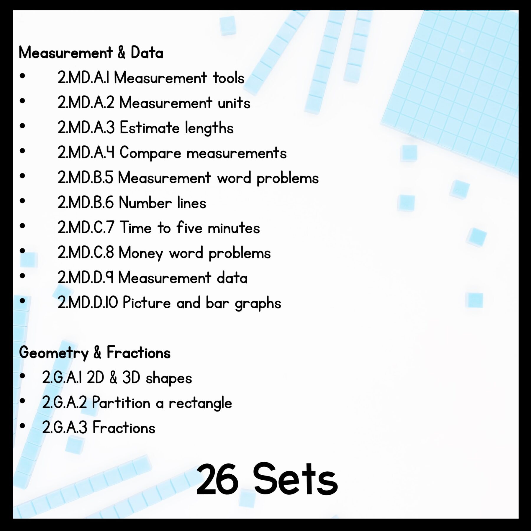 2nd Grade Math Curriculum Full Year Bundle - Mini-Lessons, Units & Task Cards - Image 10
