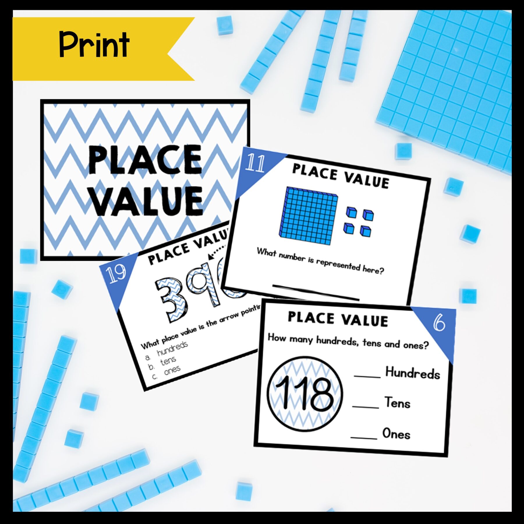 2nd Grade Math Curriculum Full Year Bundle - Mini-Lessons, Units & Task Cards - Image 11