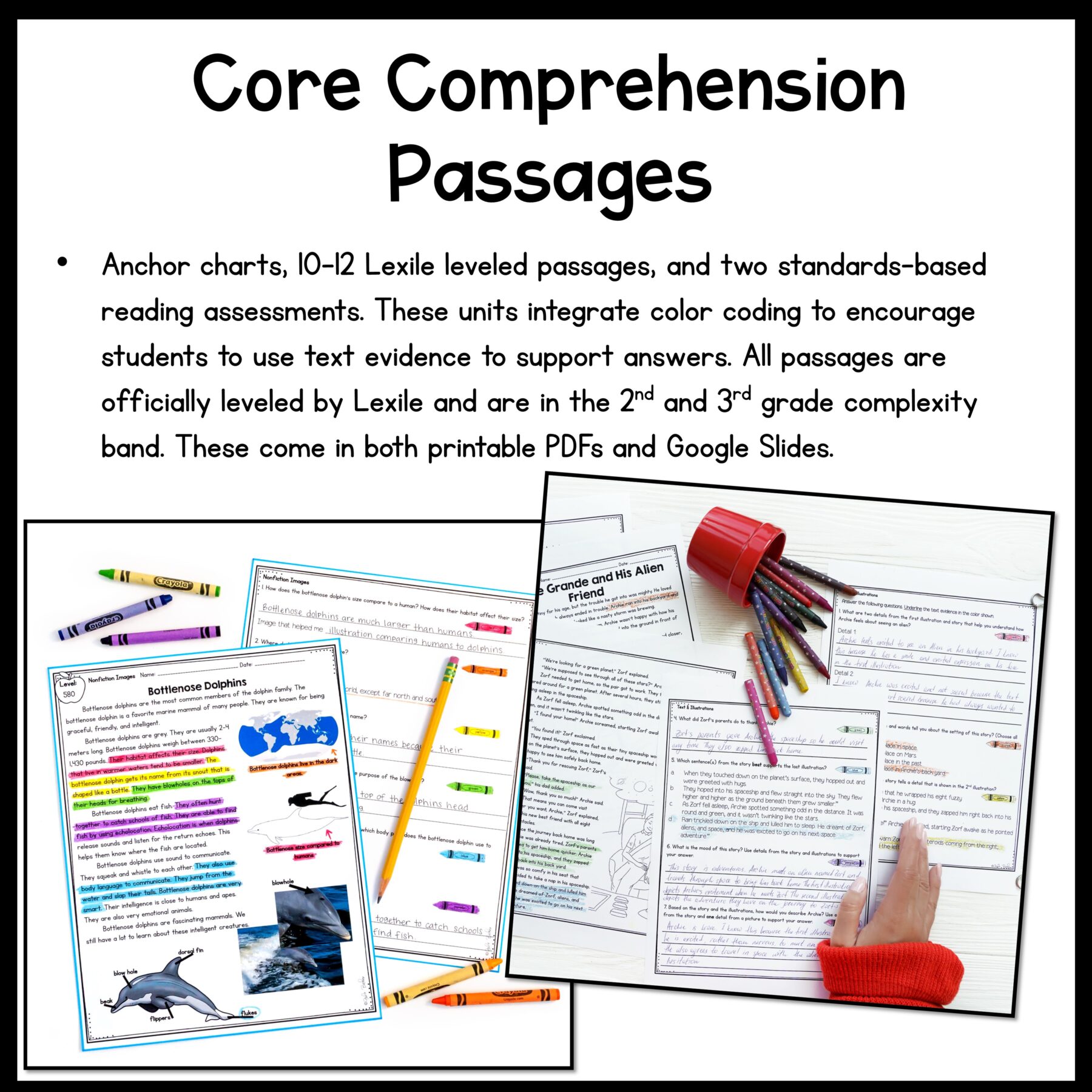 3rd Grade Reading Comprehension Curriculum - Full Year Bundle - Digital & Print - Image 4