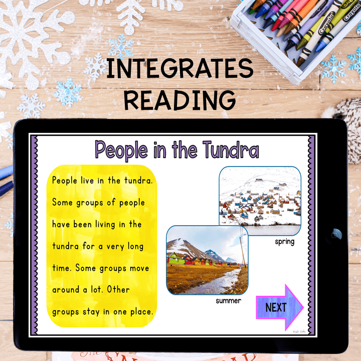 Virtual Field Trip Tundra Biome Habitat 1st Grade Google Slides Seesaw Activity - Image 4
