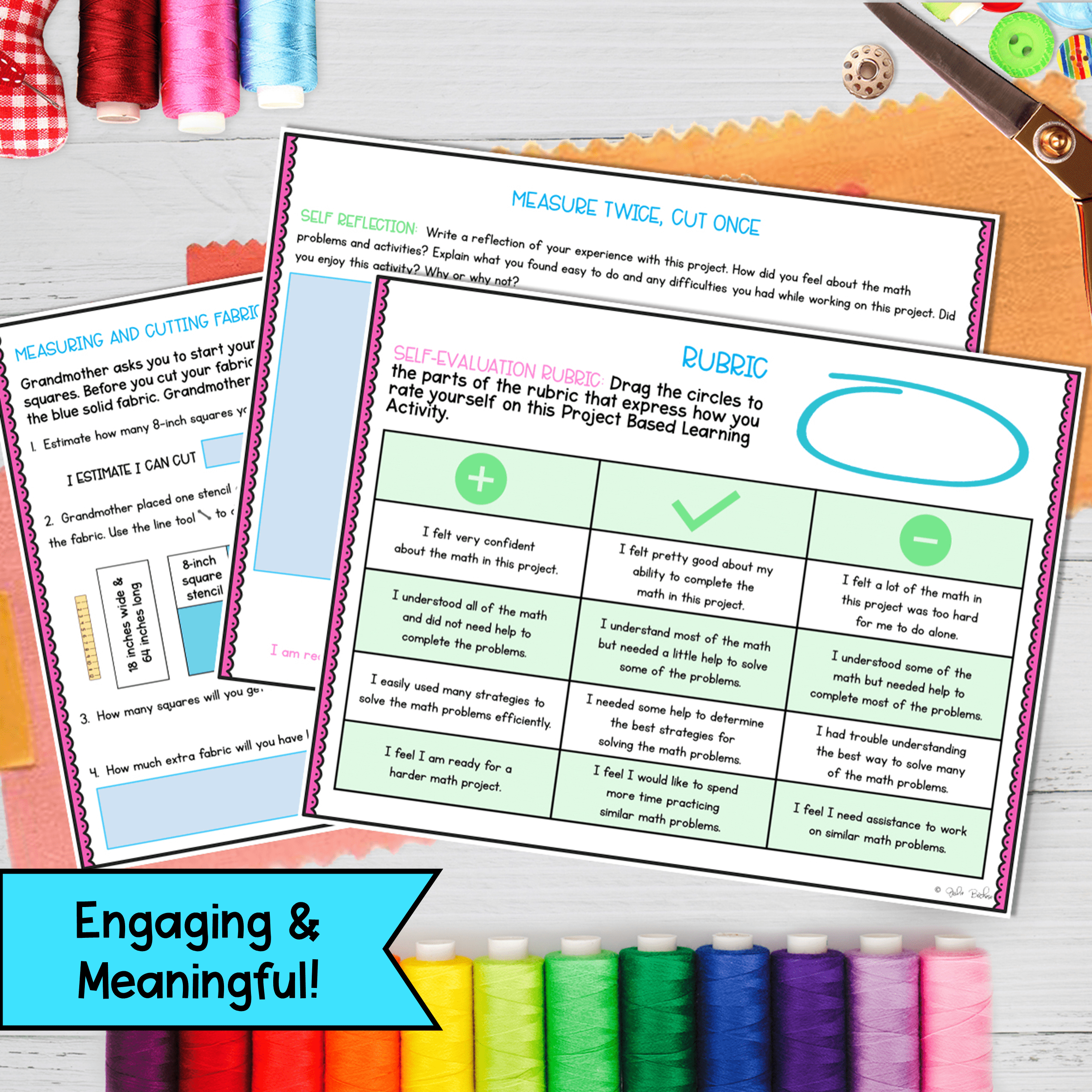 Measurement & Geometry - 4th Grade Math - Make A Quilt Project Based Learning - Image 4