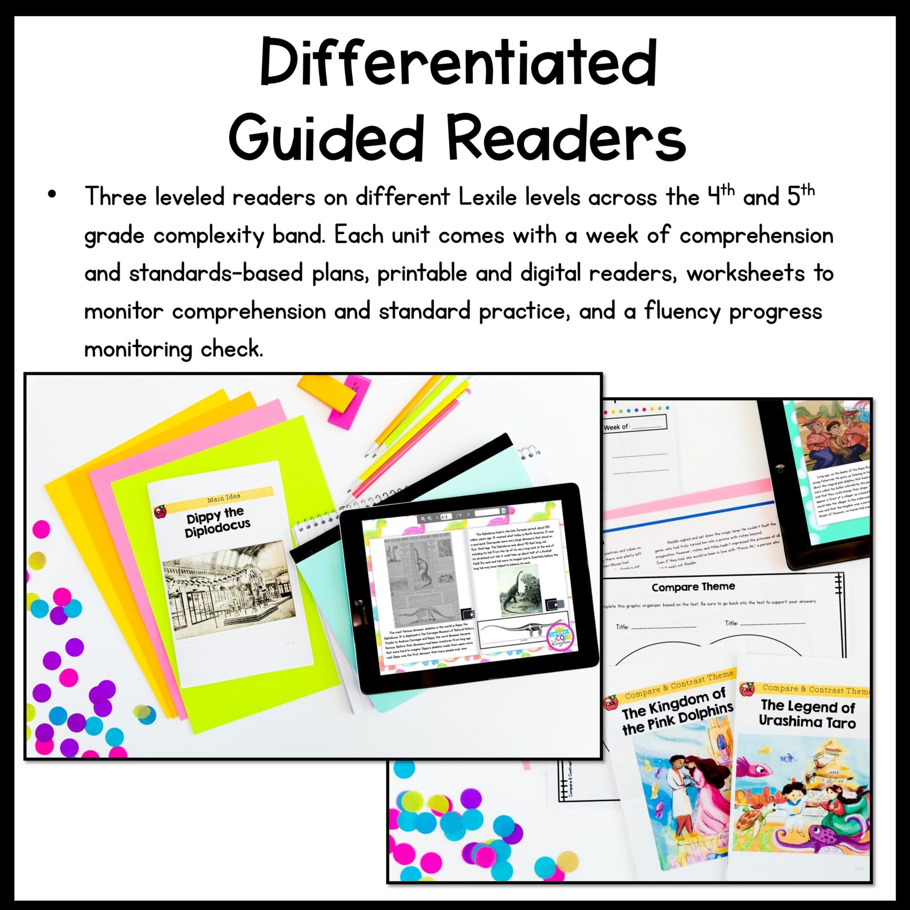 5th Grade Reading Comprehension Curriculum - Full Year Bundle - Digital & Print - Image 7
