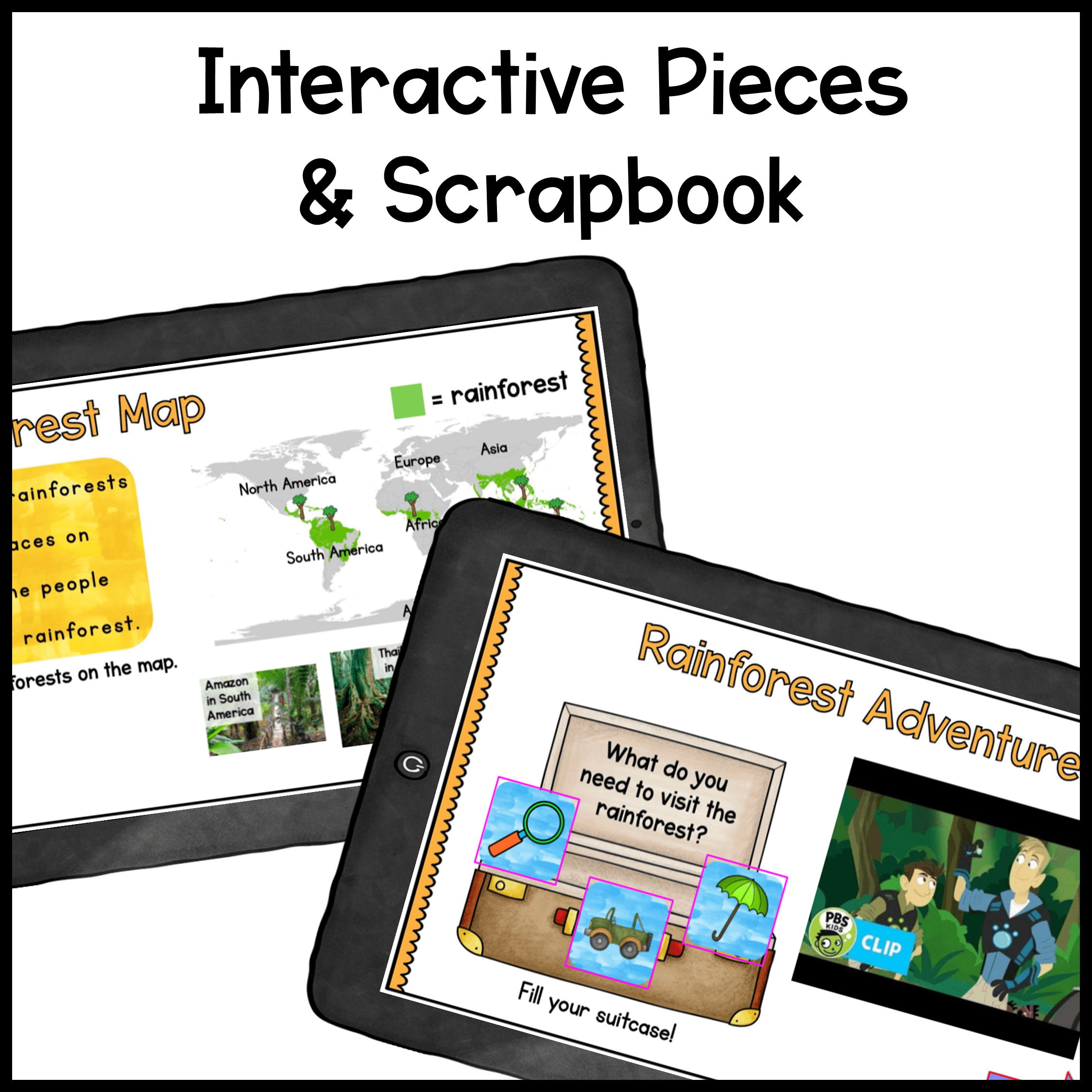 Primary Virtual Field Trips - Biomes Bundle Habitats - Google Slides & Seesaw - Image 4