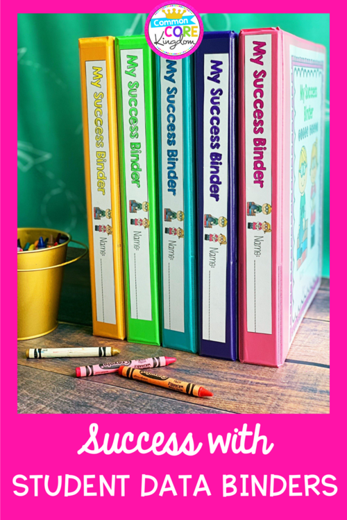 How to be successful using student data success binders