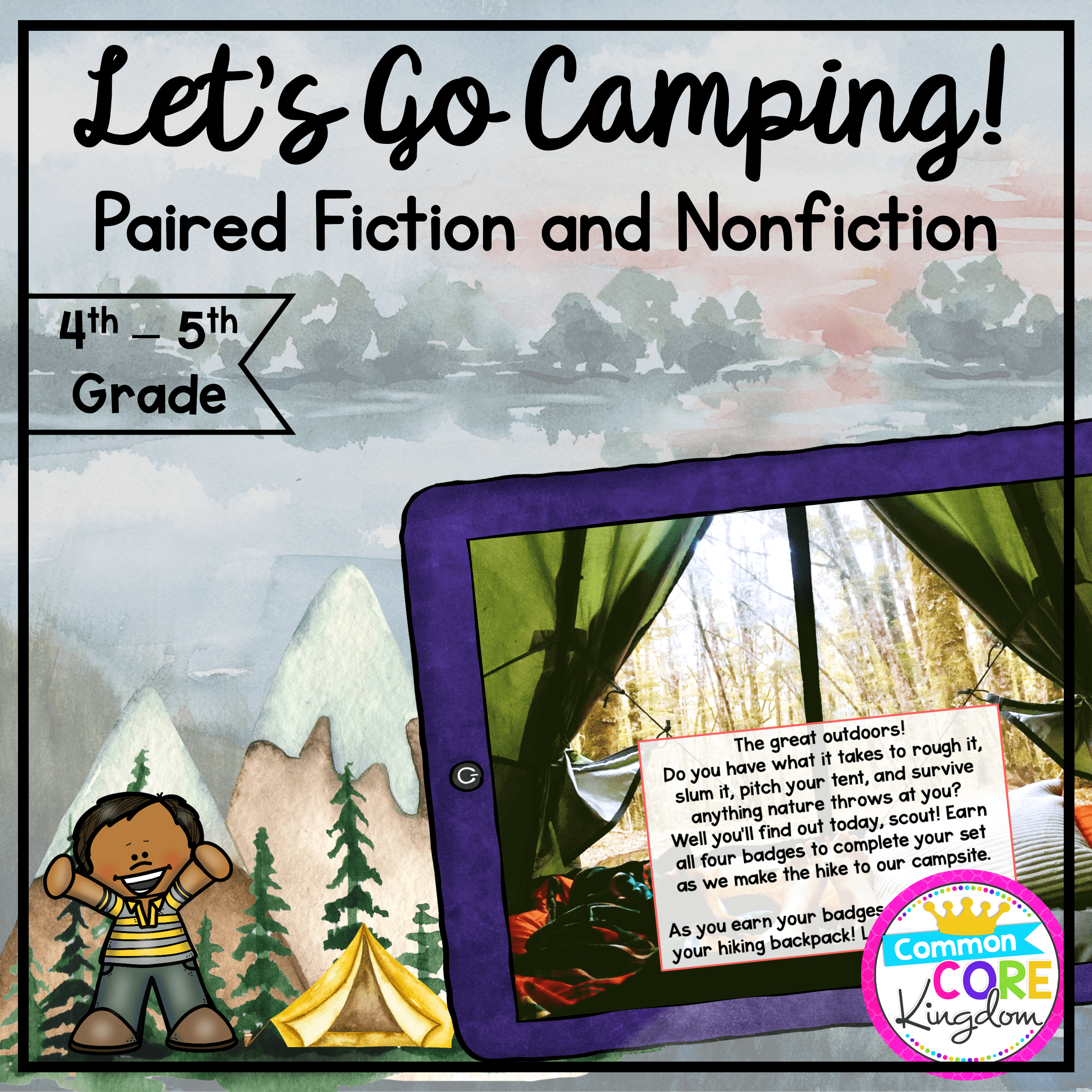 Paired Fiction & Nonfiction Escape Room - 4th & 5th Grade - Digital & Print